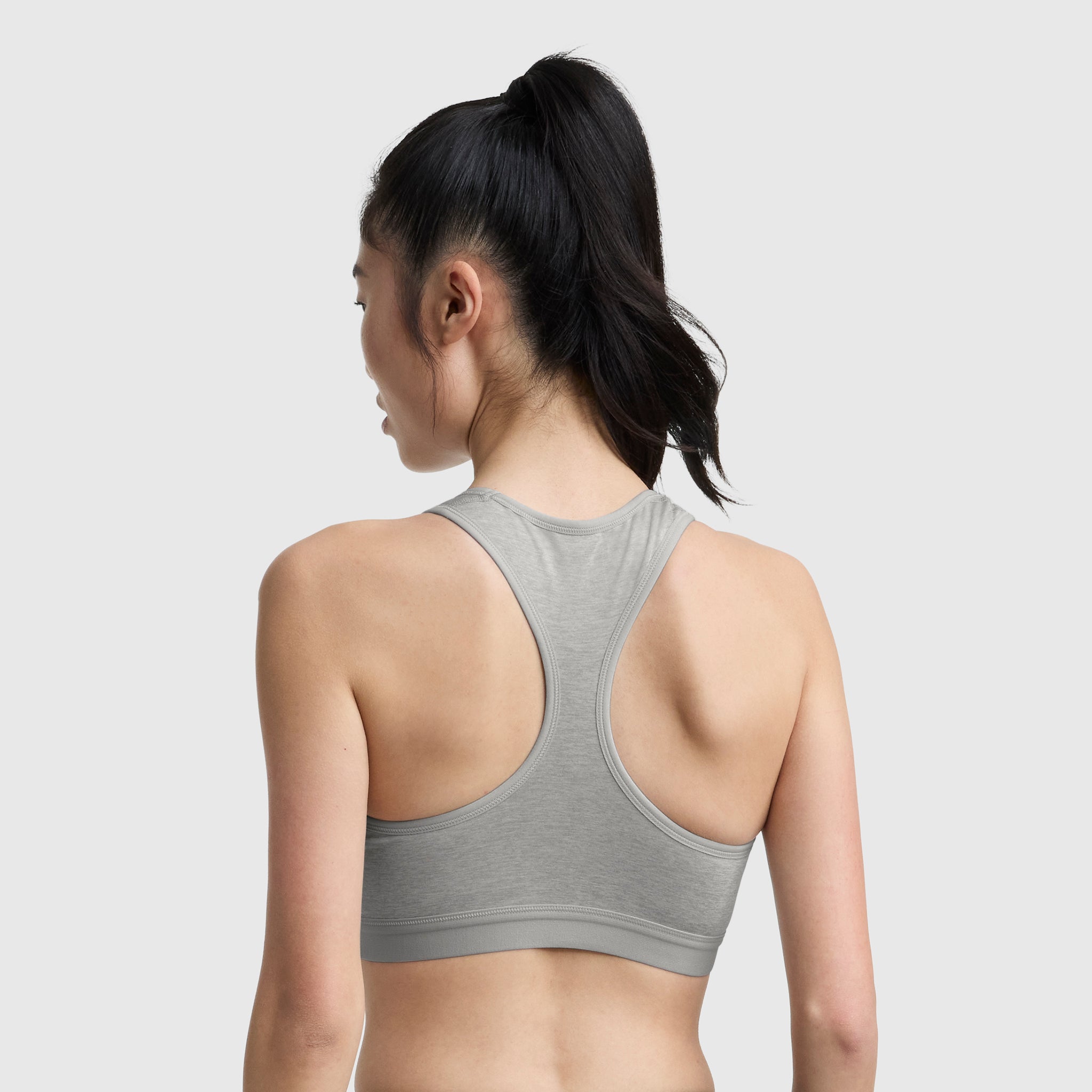 Champion Compression C Logo brassière Oxford Grey maintien modéré