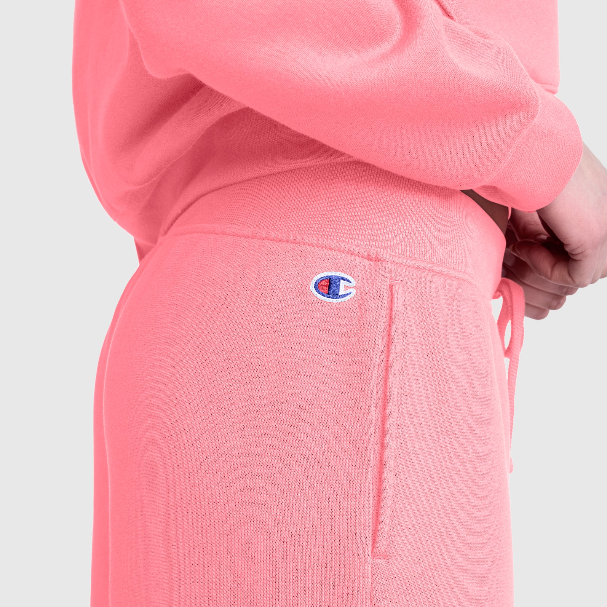 Champion Wide Leg Fleece jogging large rose Strawberry Pink