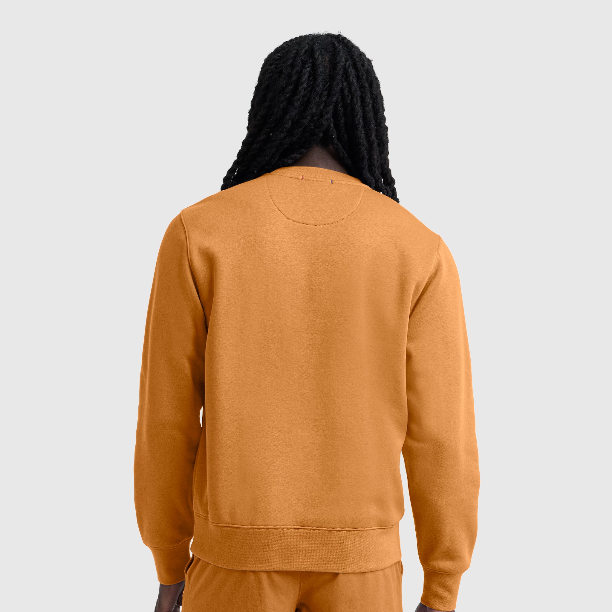 Champion Powerblend Crewneck C Logo sweat-shirt orange Ginger