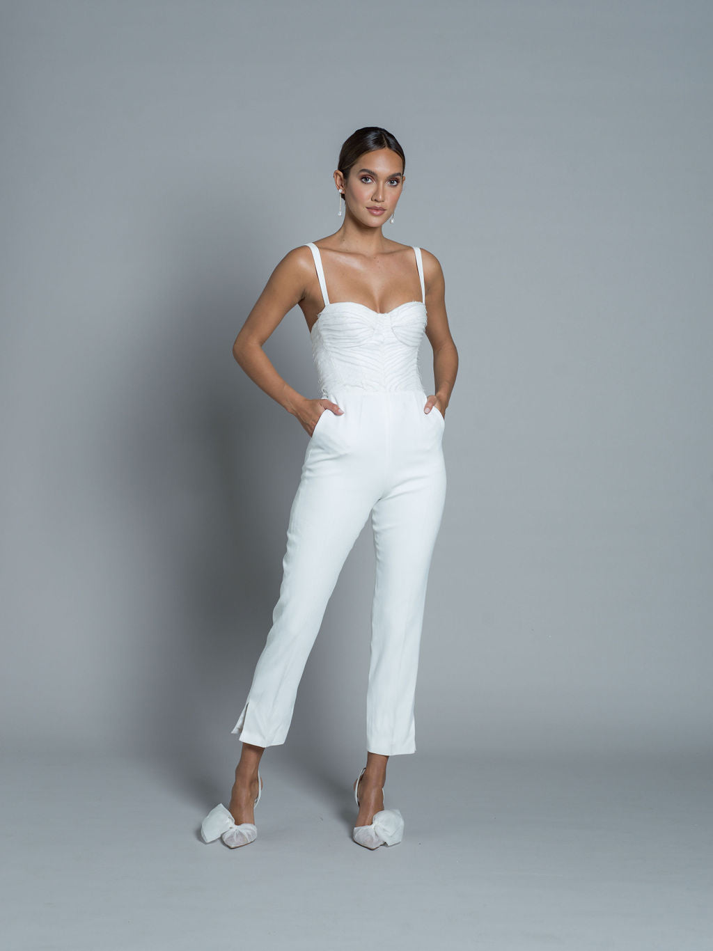 Rime Arodaky Bridal Prends ma Main combinaison mariée corset