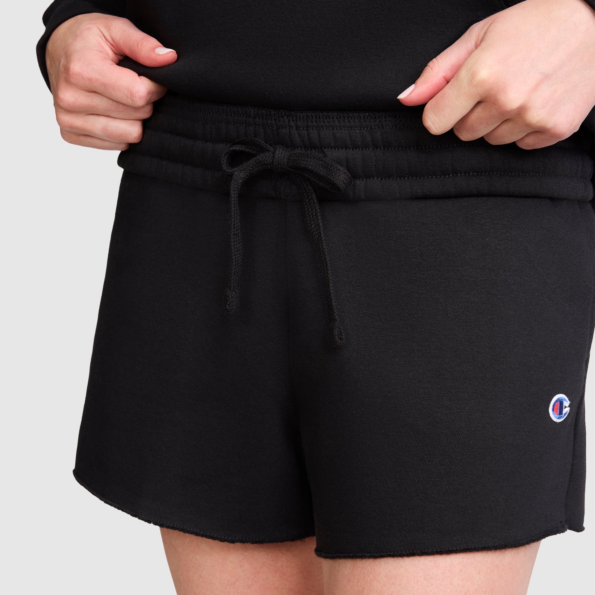 Champion Powerblend short femme noir 3 pouces molleton