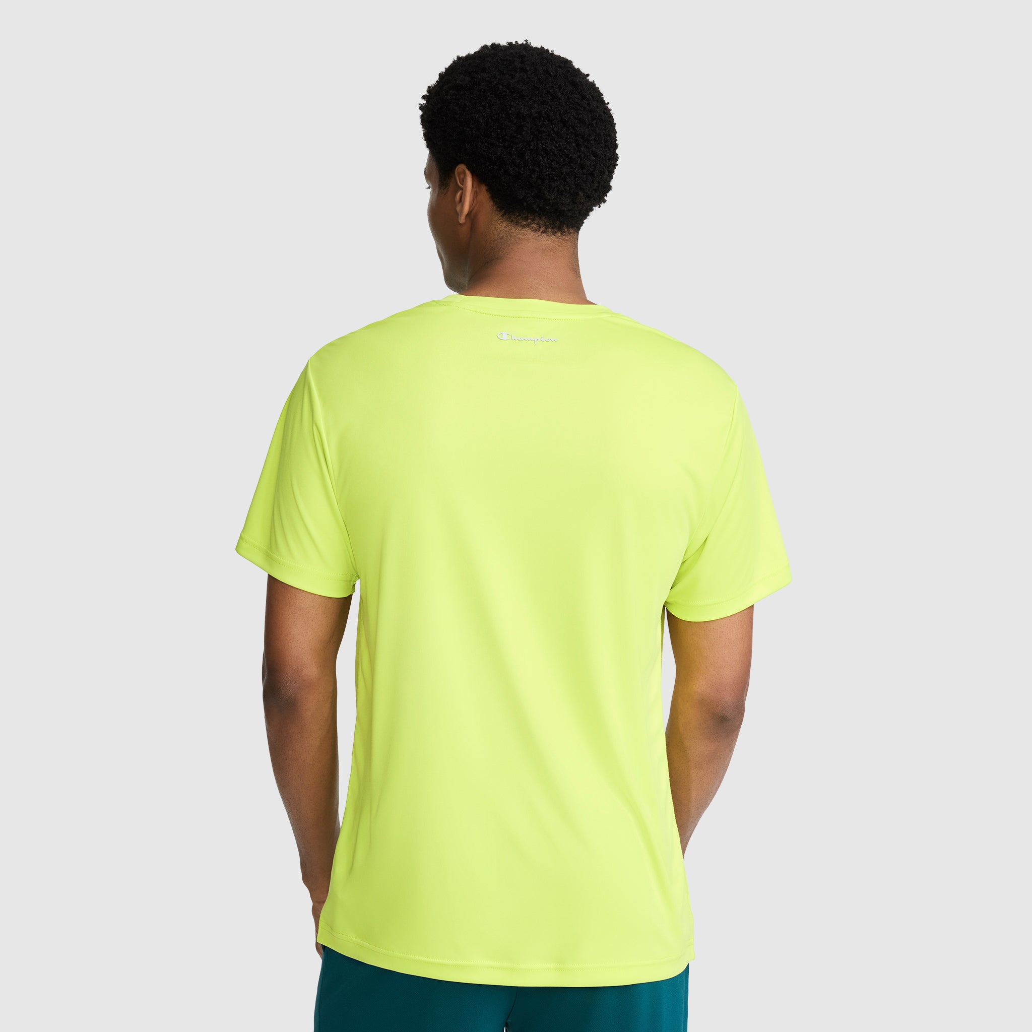 Champion Sport T-Shirt Reflective C Logo tee-shirt homme Wild Lime vert