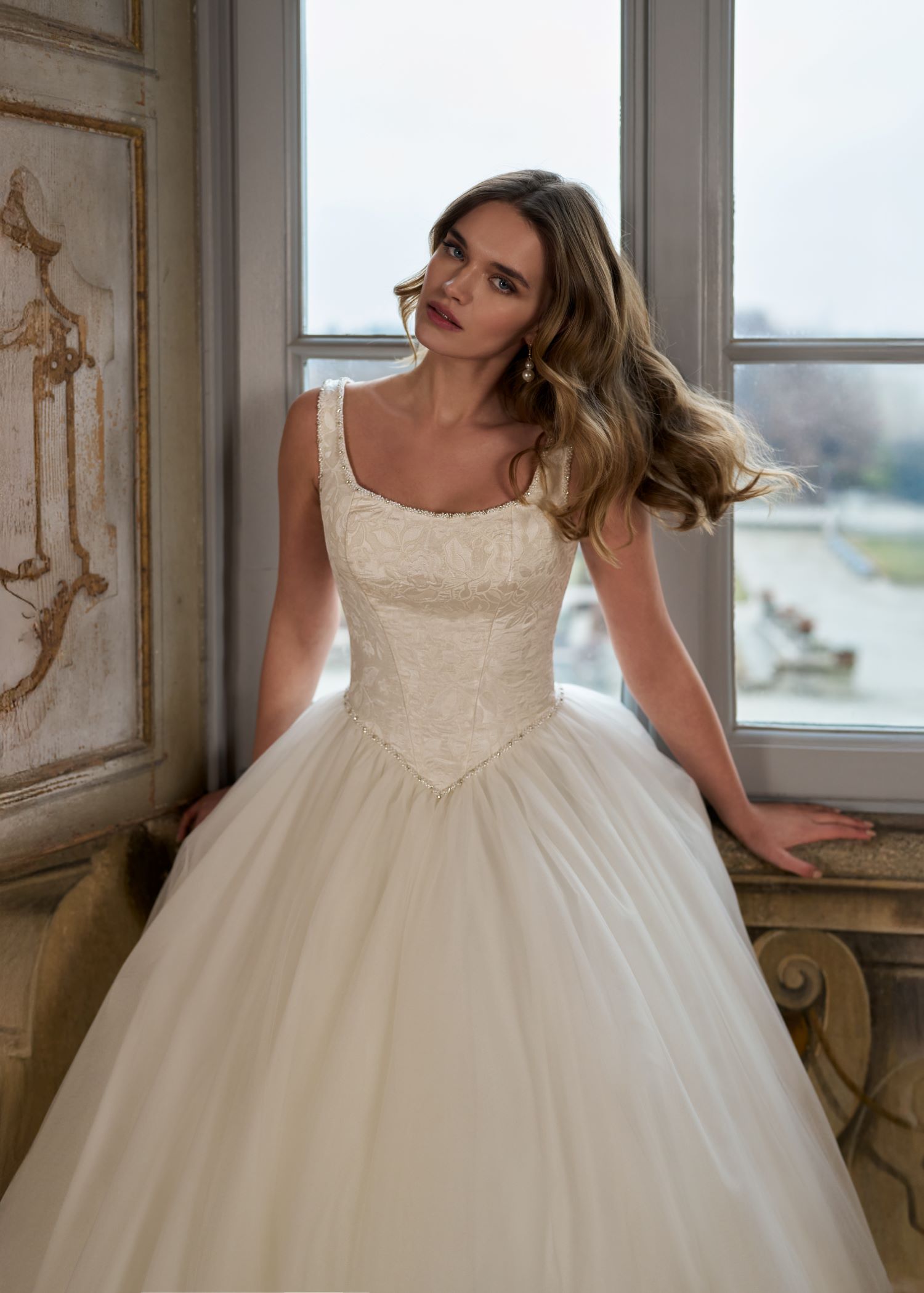 Hervé Paris Novel Nessa robe de mariée coupe longue