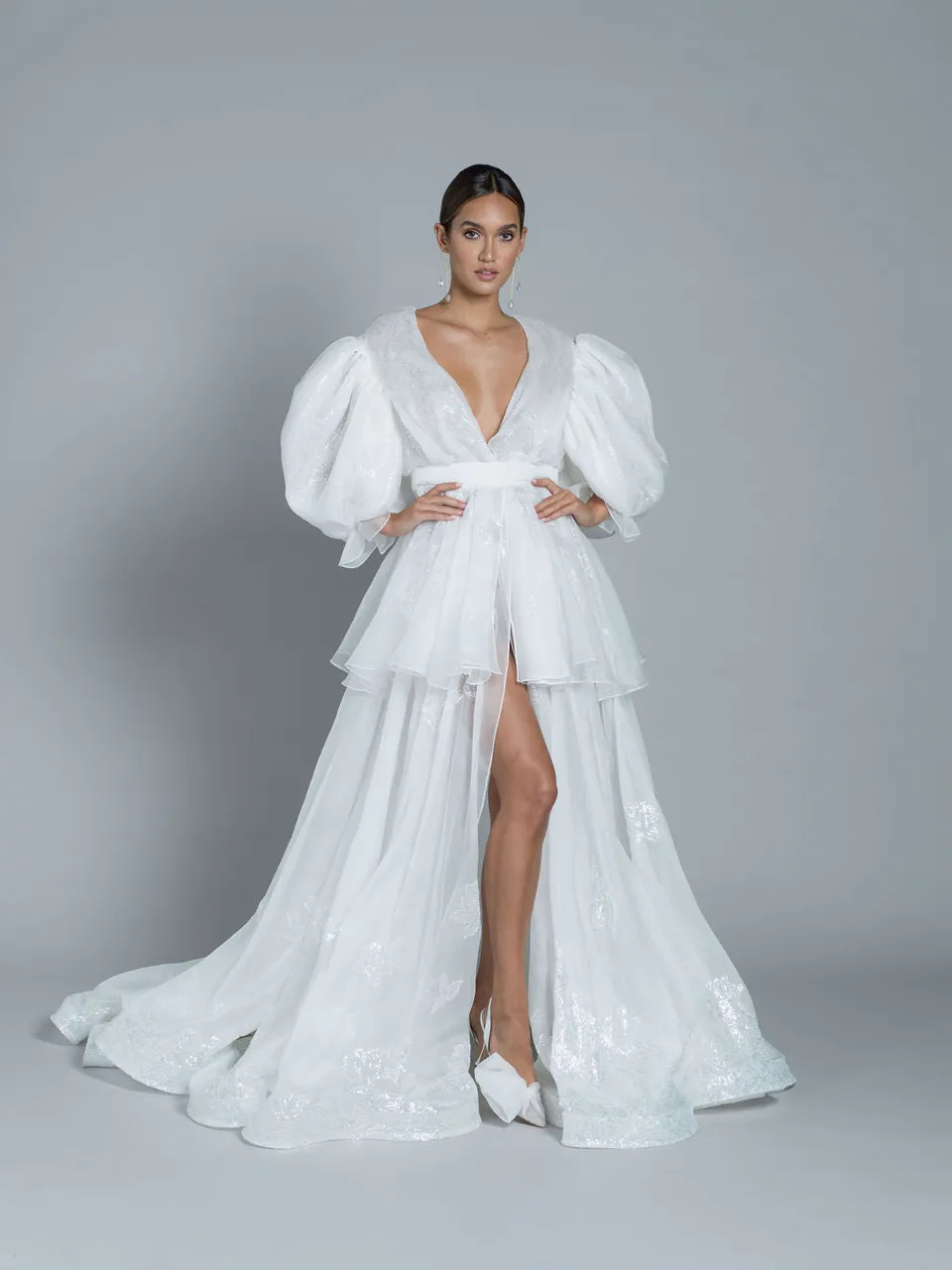 Rime Arodaky Bridal Nuit de Folie robe organza sequins