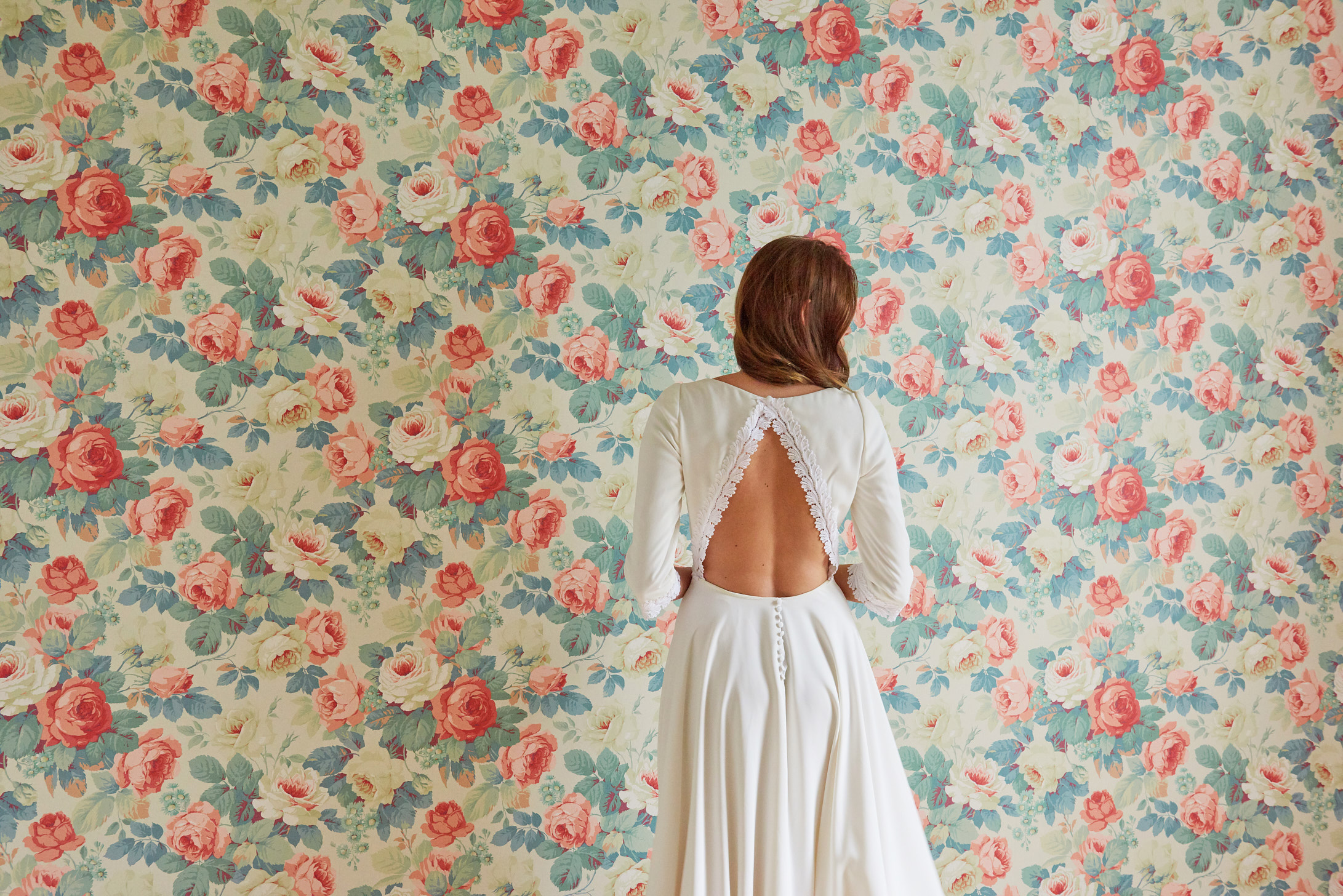 Maison Floret Sur-mesure Howard robe crêpe broderie