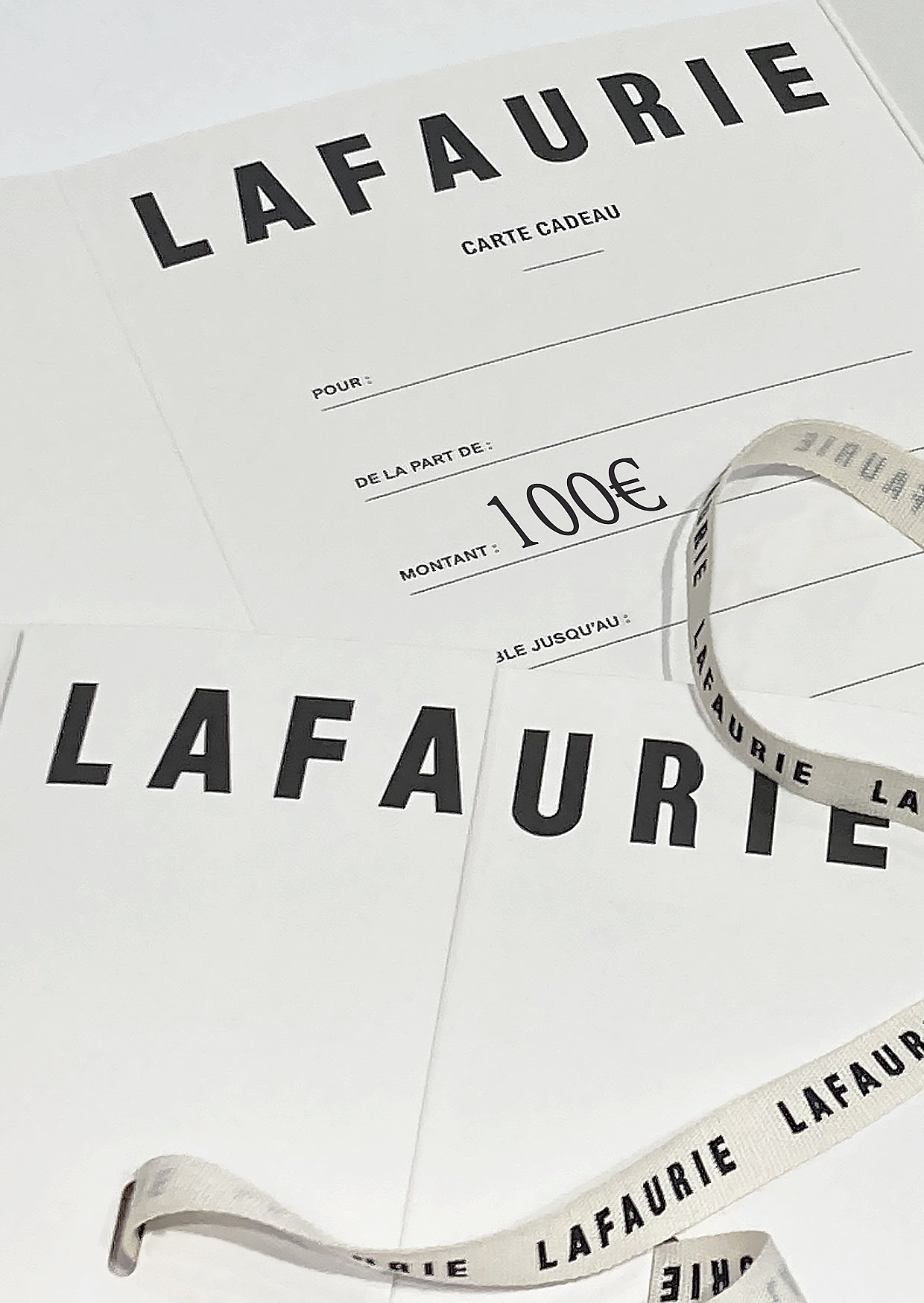 LAFAURIE Cartes cadeaux bon d'achat 100€