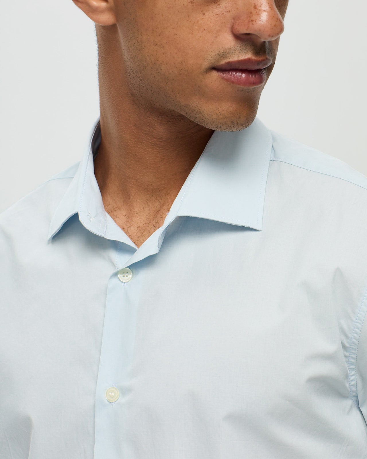 LAFAURIE POPELINE Chemise Homme Bleu Azur Semi-Ajustée