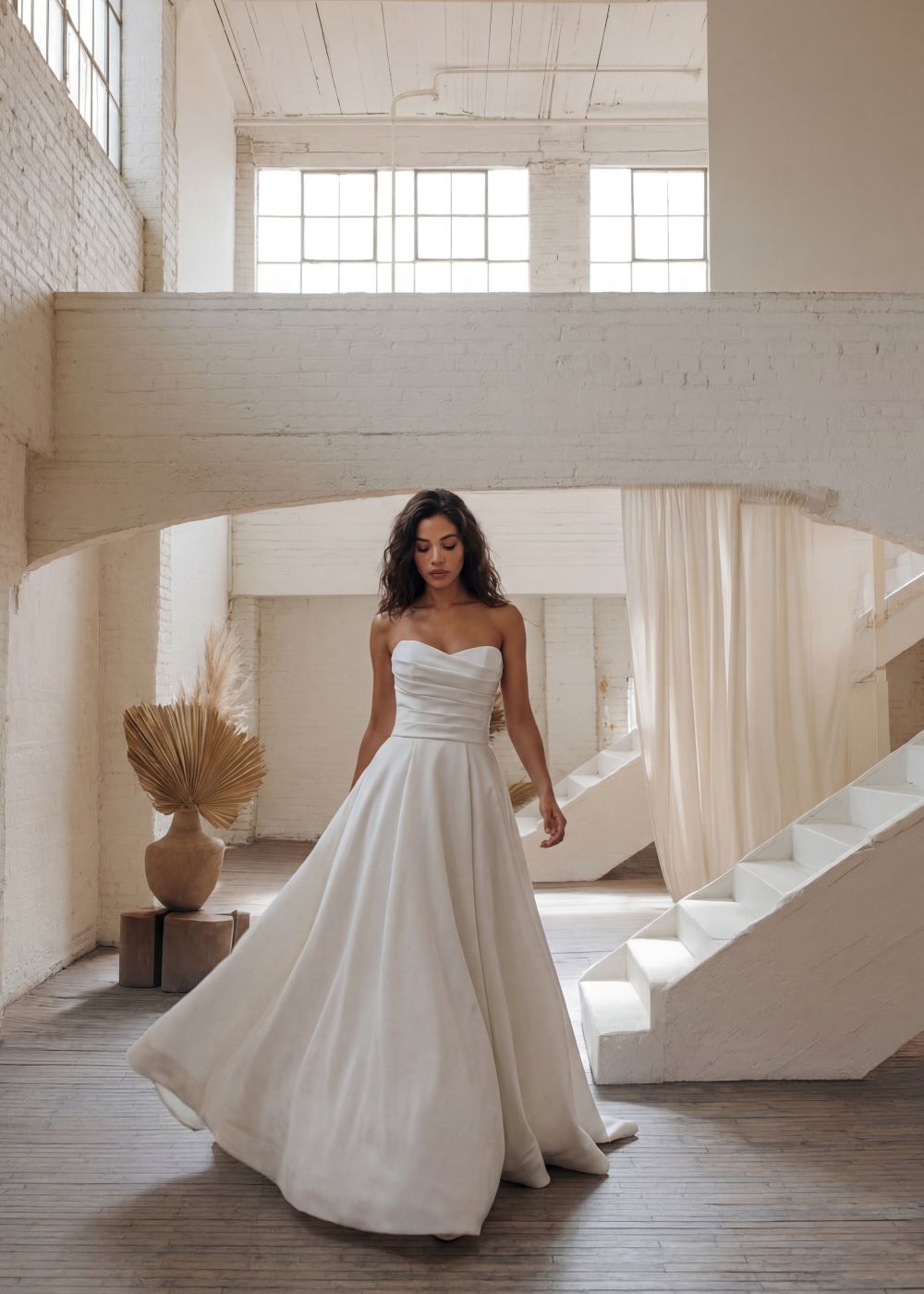 Hervé Paris Promise Posie robe de mariée longue