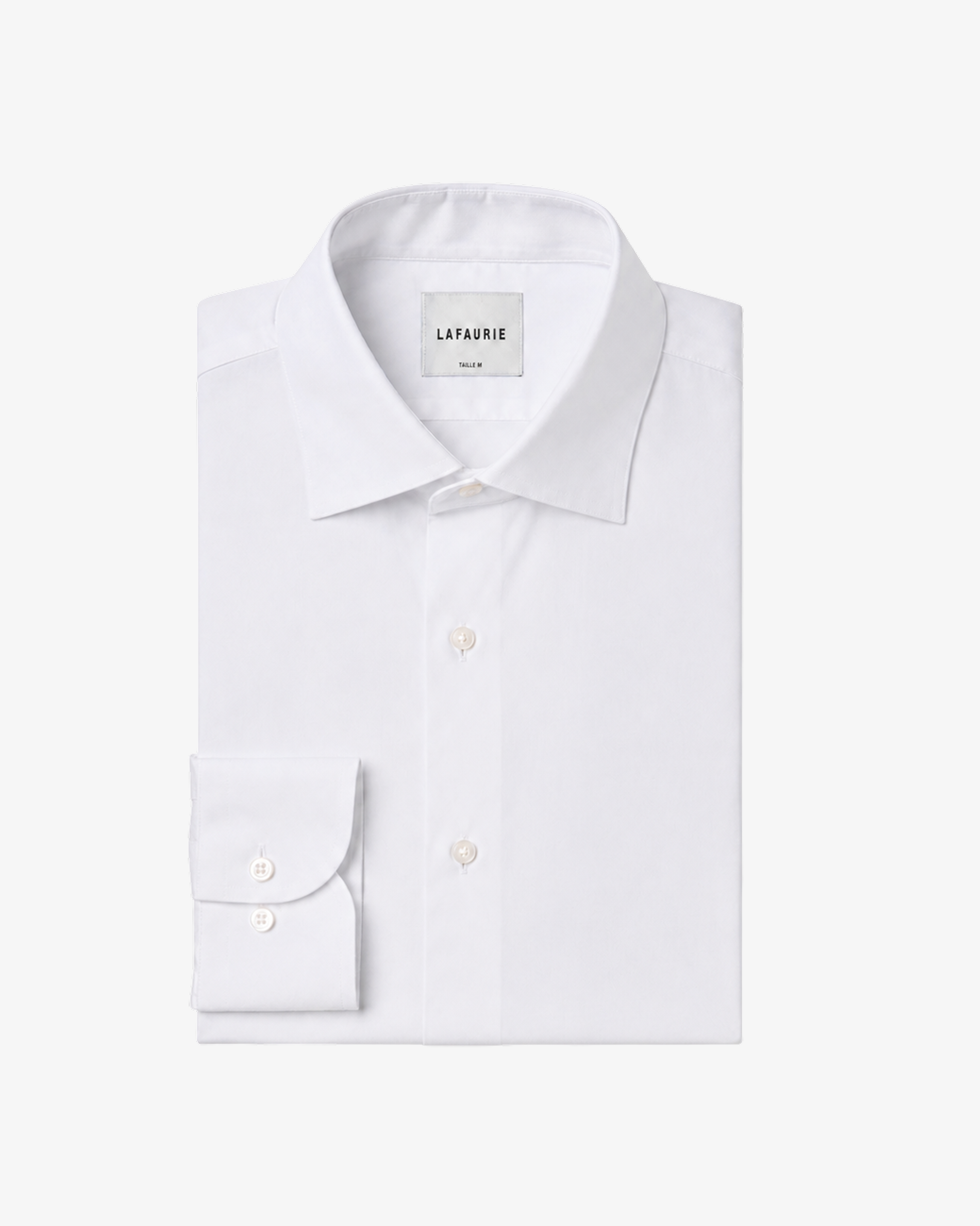 LAFAURIE POPELINE Chemise Homme Blanc Coupe Semi-Ajustée