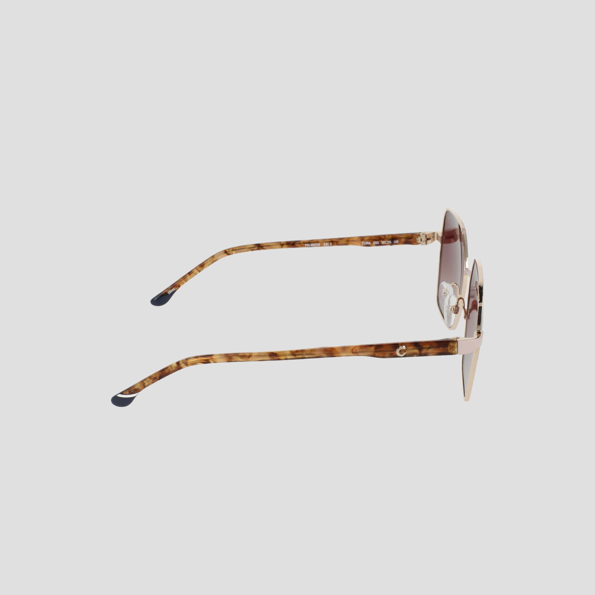 Champion Sunglasses Boho Square lunettes soleil femme Ivory Taupe