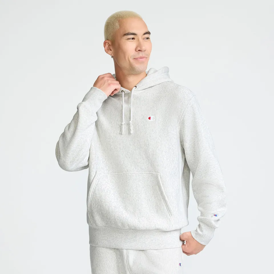 Champion Reverse Weave sweat capuche Platinum Silver épais