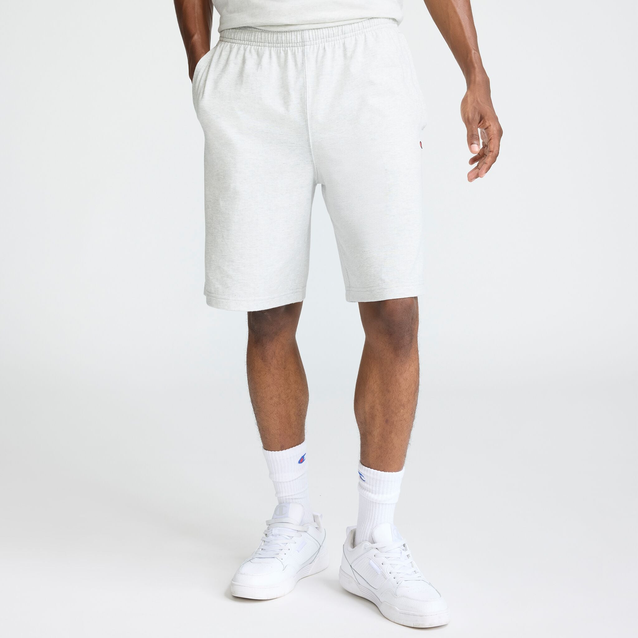 Champion 9" Short de détente Platinum Silver coton