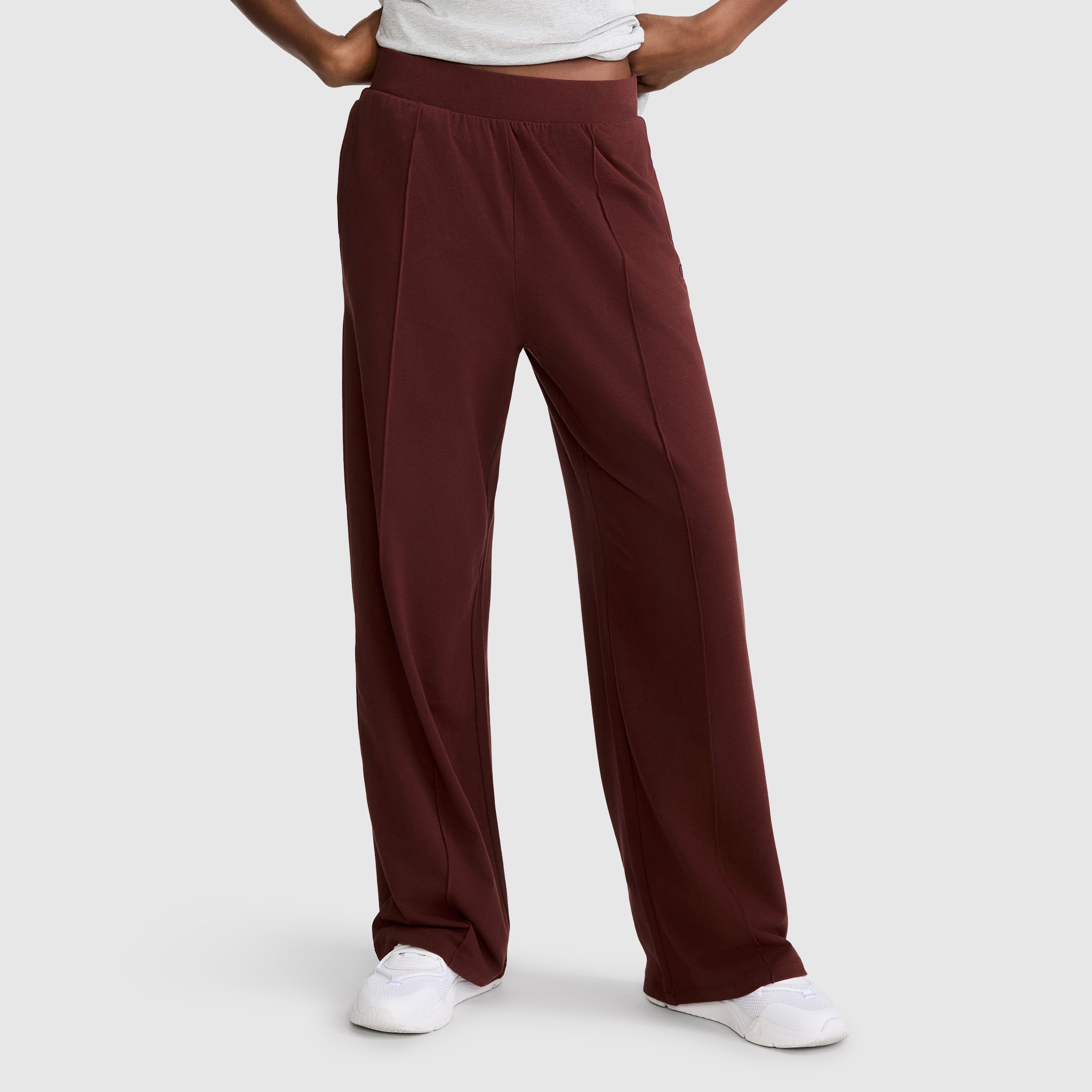 Champion Open Bottom Pant pantalon femme Bitter Chocolate nylon