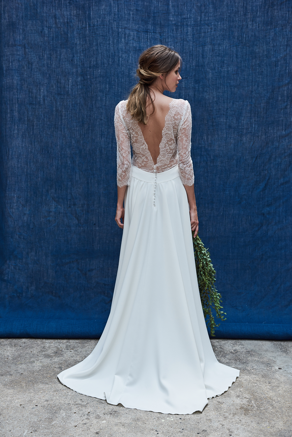 Maison Floret Sur-mesure Aaron robe mariée dentelle