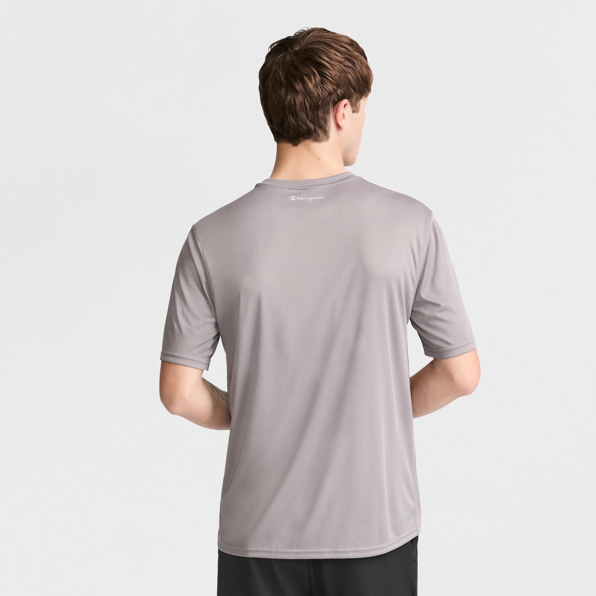 Champion Sport T-Shirt Reflective C Logo Stone Gray homme