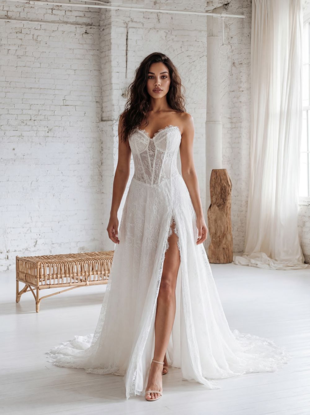 Hervé Paris Promise Collection Peace robe de mariée sirène dentelle