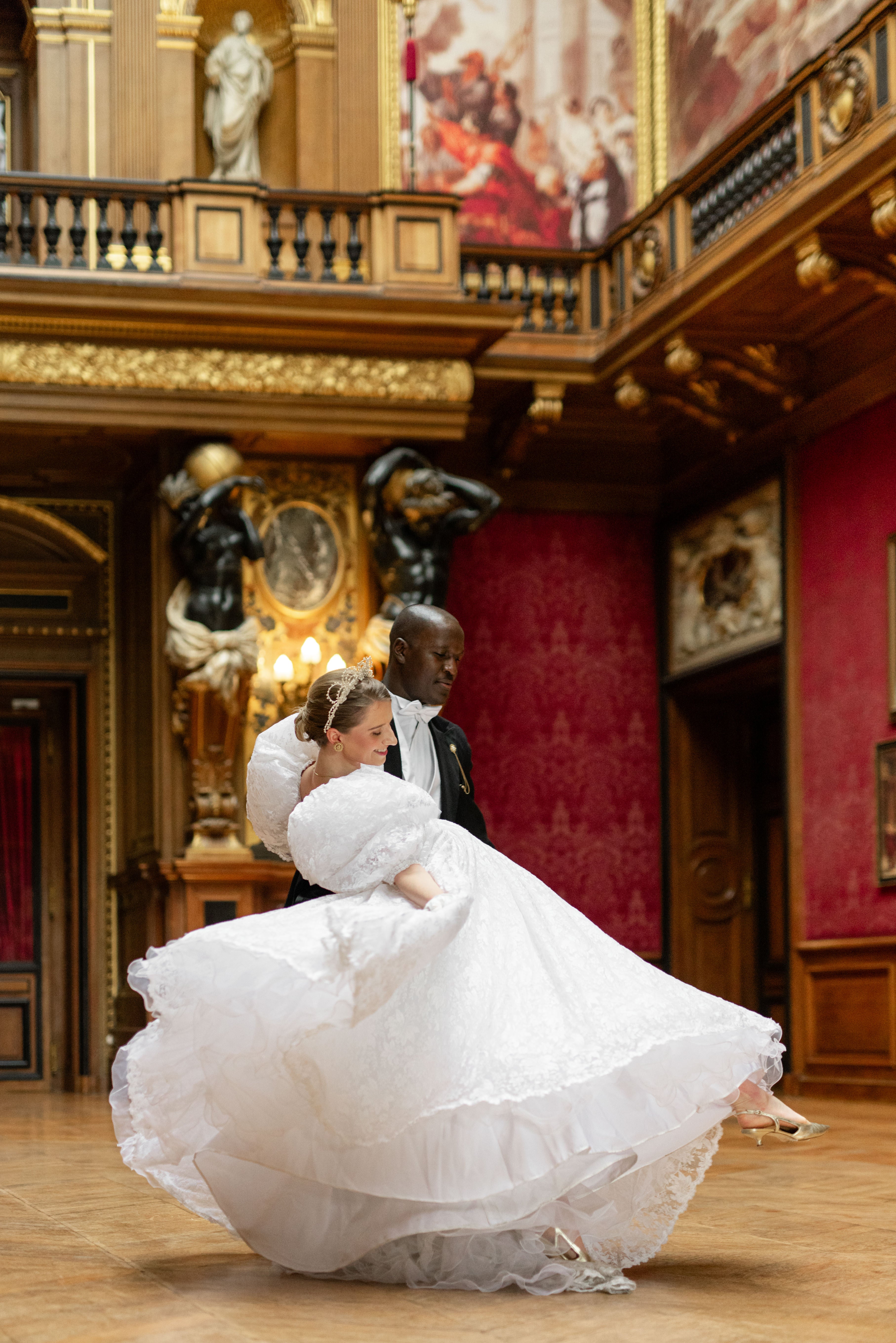 Solène Gisèle La mariée Honorine robe de mariée blanc dentelle perlée