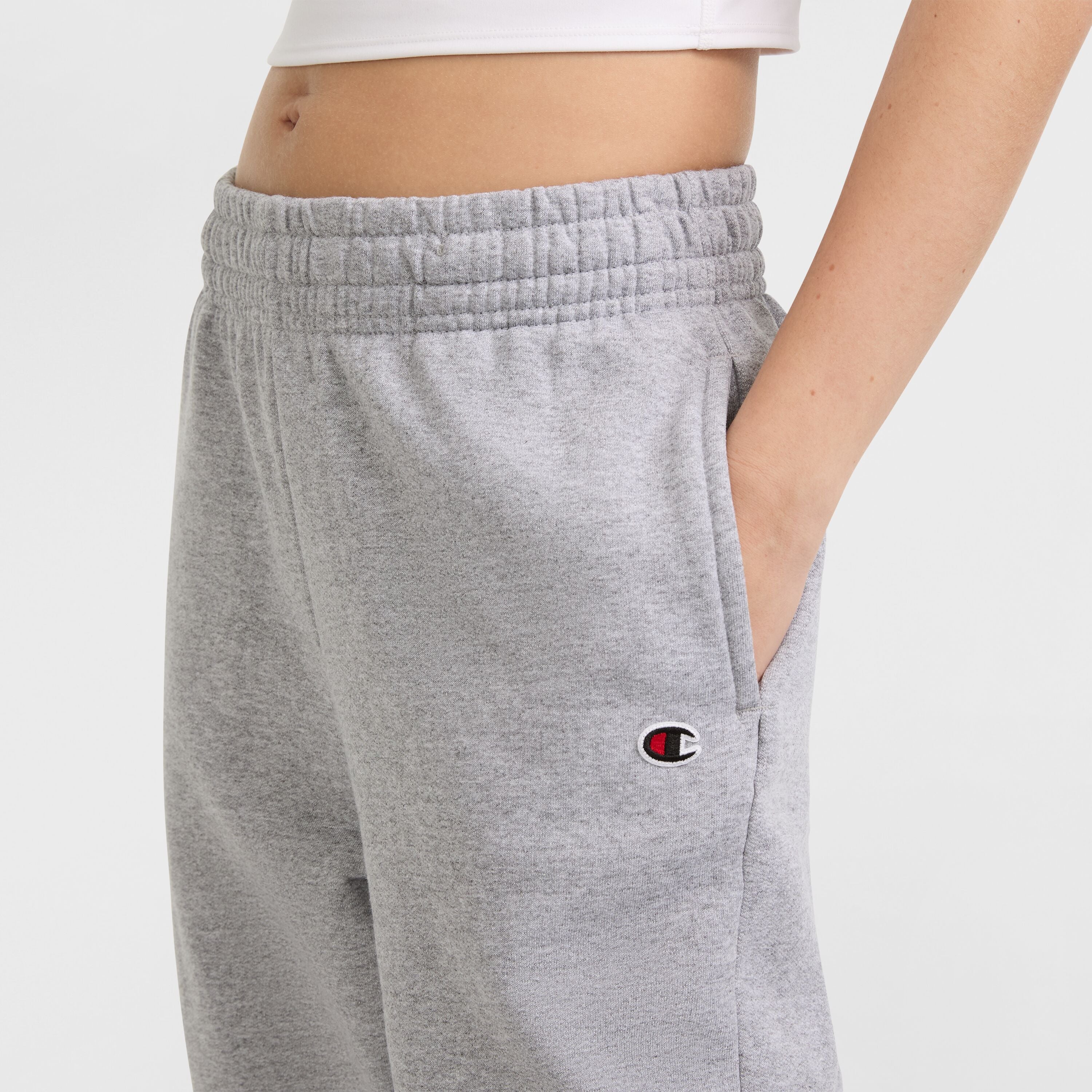 Champion Powerblend Oversized jogging femme Oxford Grey molleton large