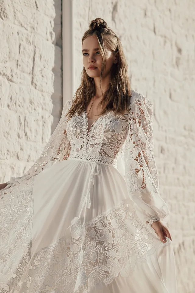 Le Jour de Notre Oui FREE SPIRIT robe de mariée bohème
