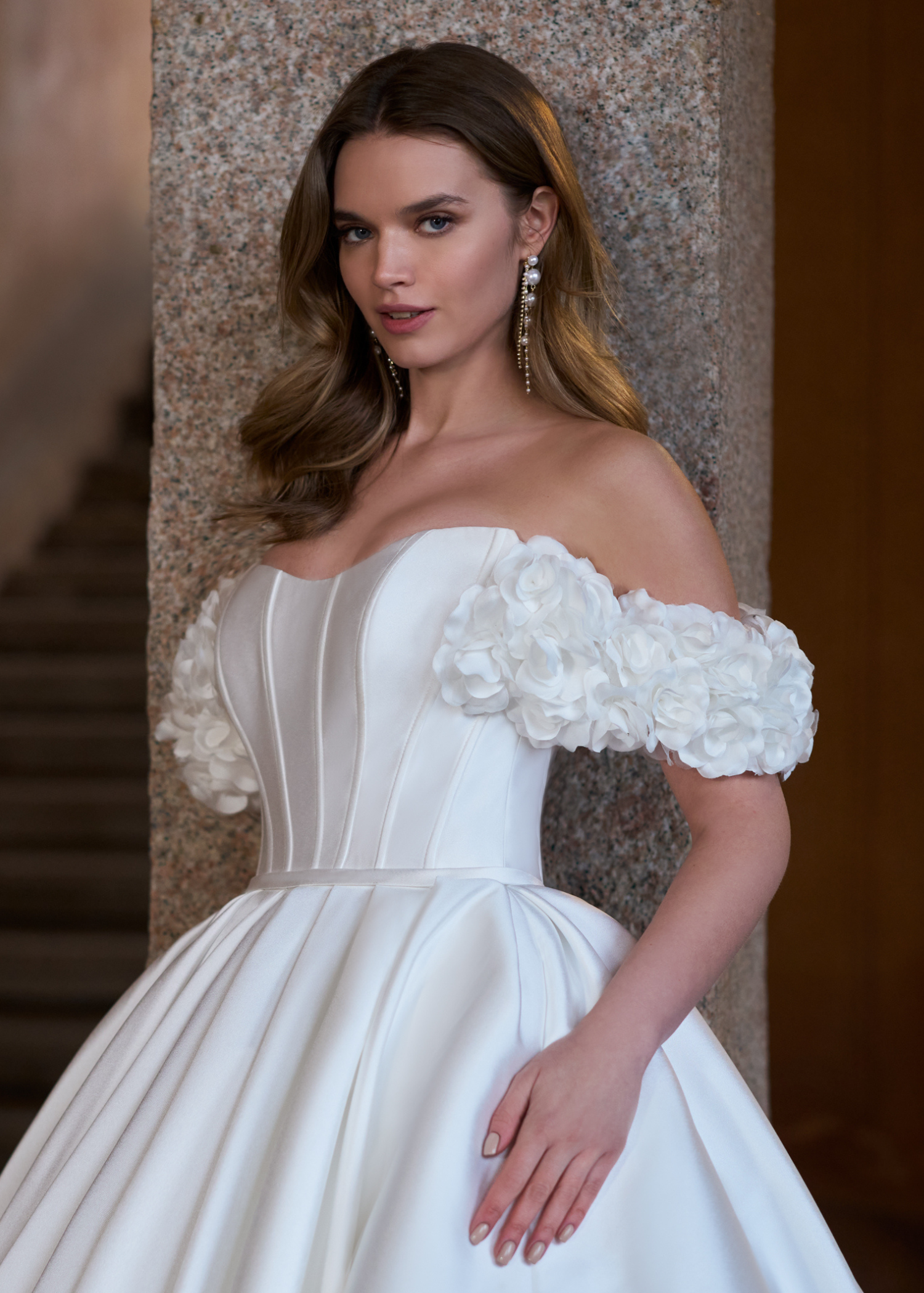 Hervé Paris Mix & Match Novel top de mariée blanc