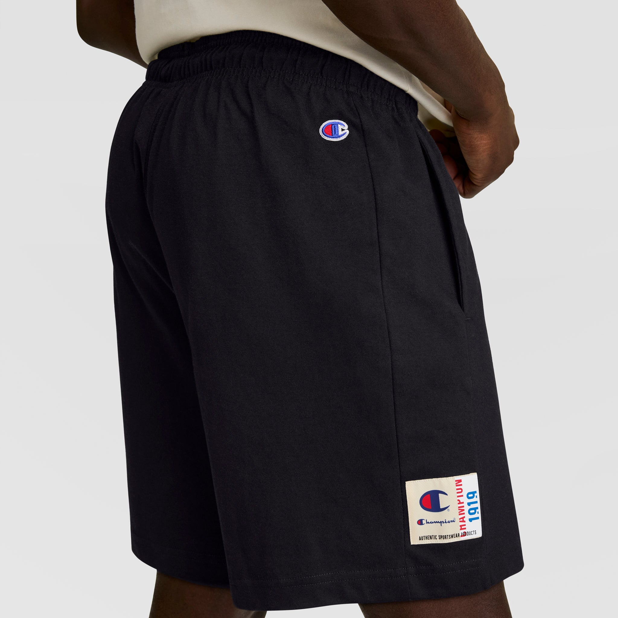 Champion 7" Jersey Short C Logo short homme noir coton