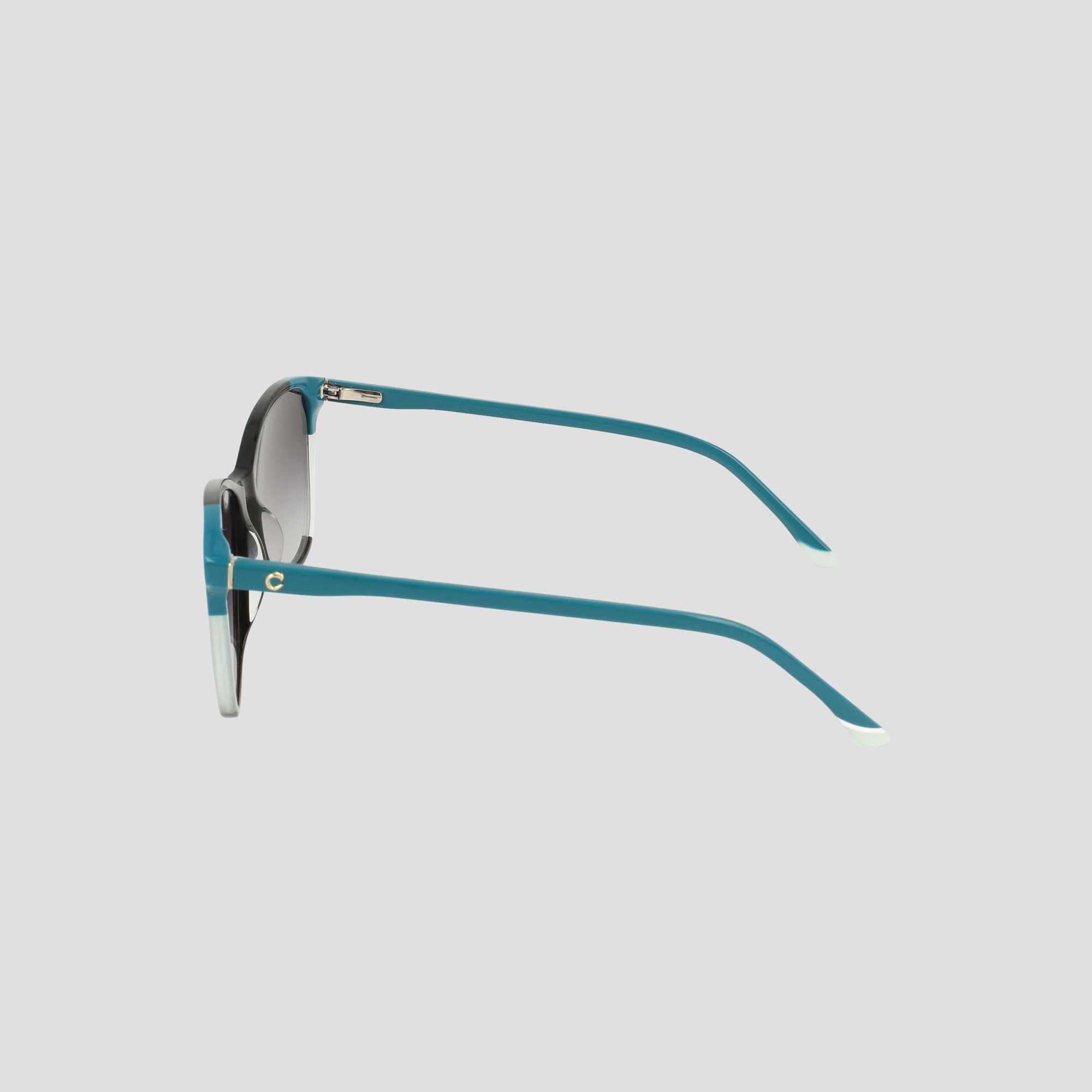 Champion Women's Polarized Catty Square lunettes noires Black Teal