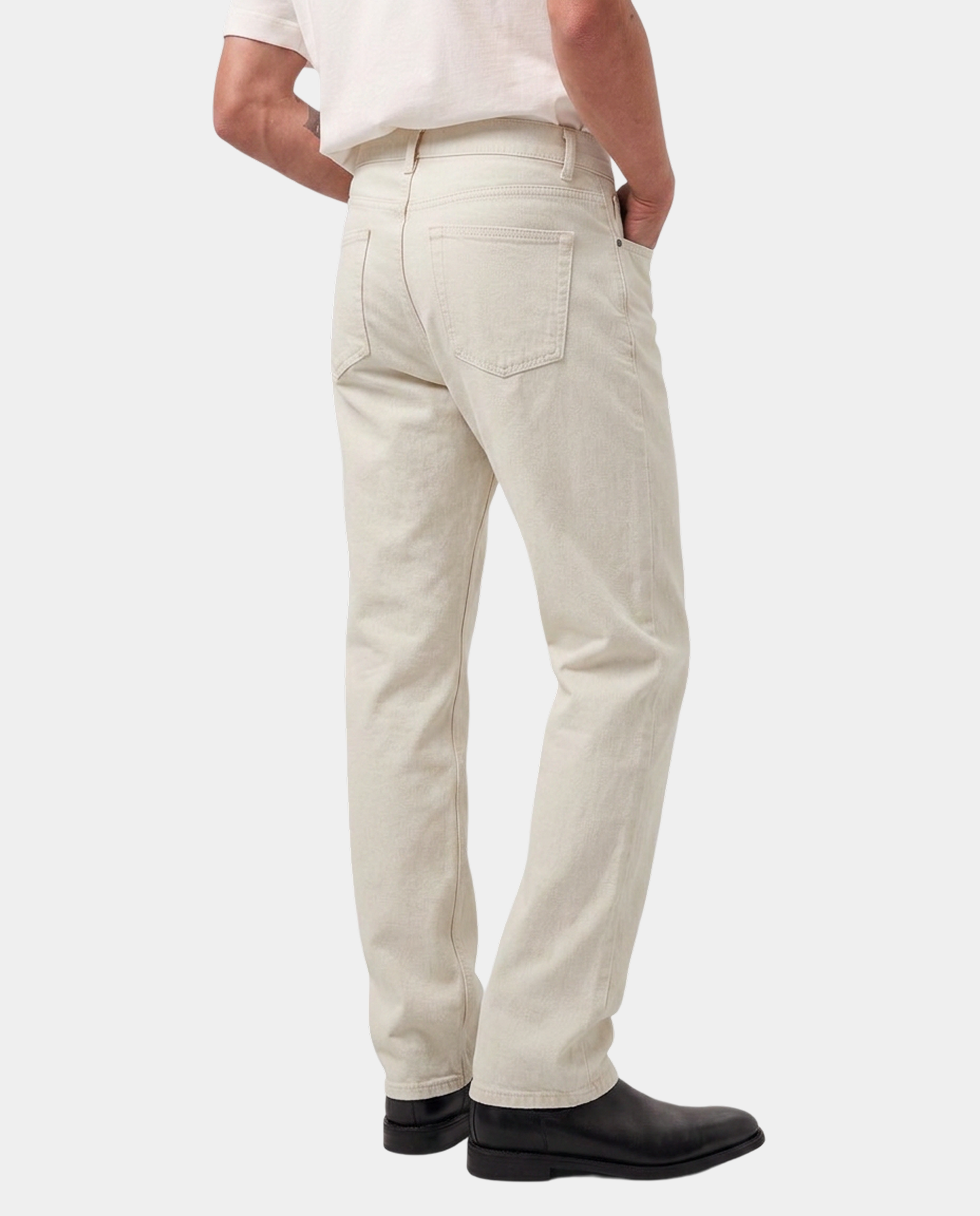 Lafaurie Brady jean droit denim écru 100% coton
