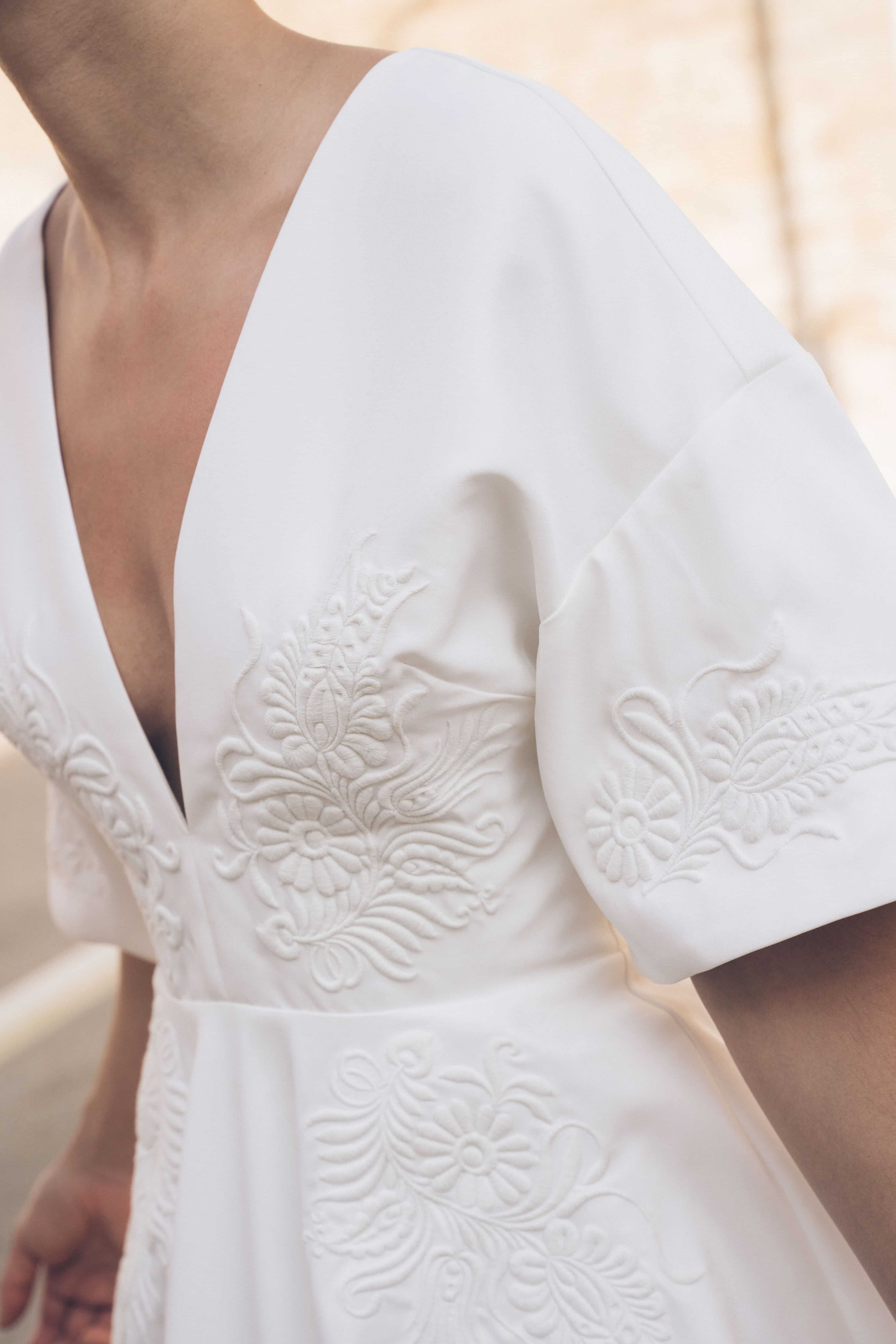 Maison Floret Sur-mesure Kaspar robe satin kimono