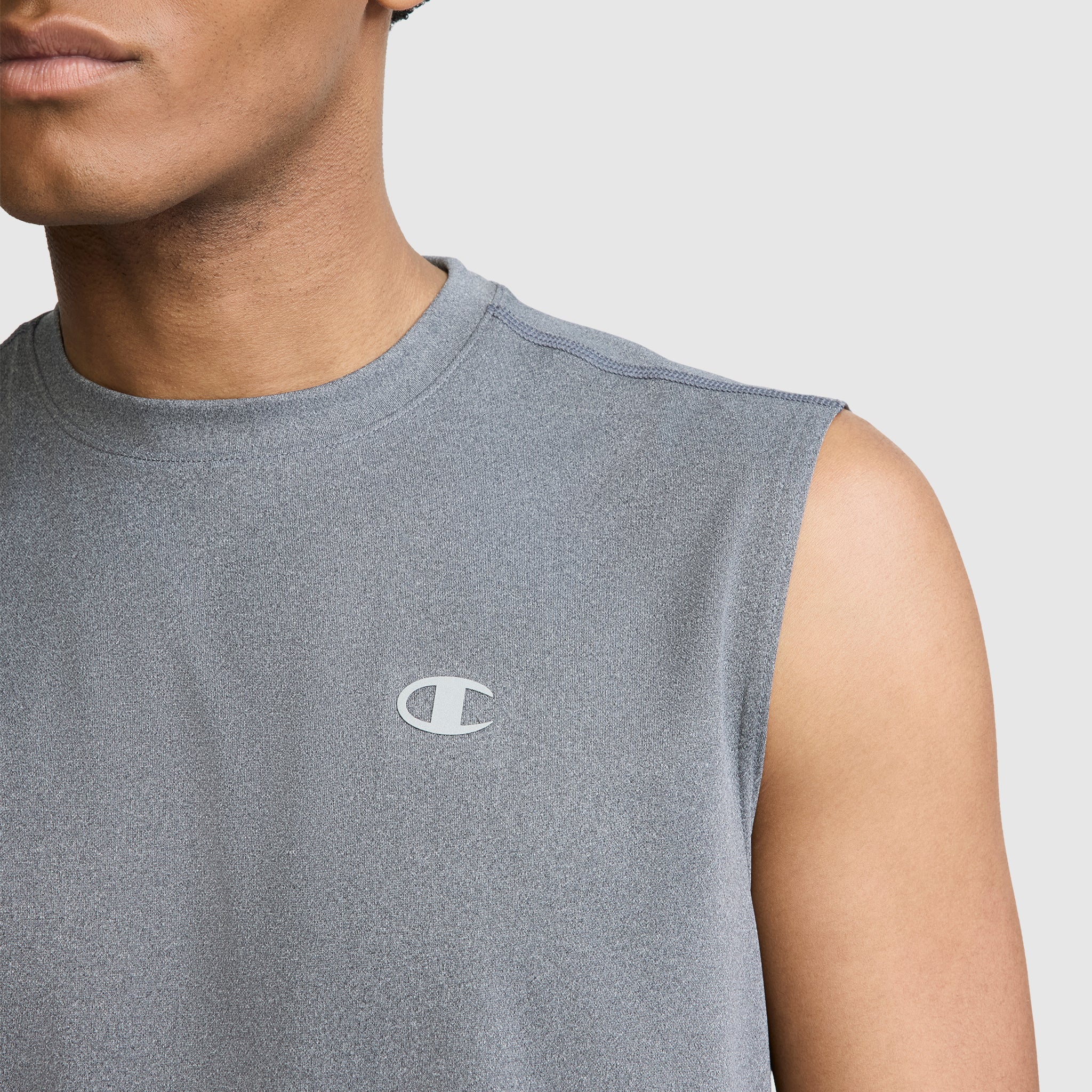 Champion Sport Muscle Tank débardeur homme gris chiné respirant
