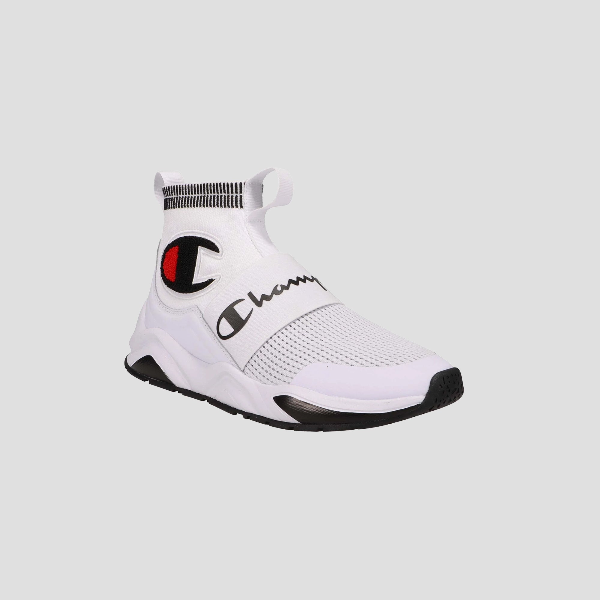 Champion Rally Pro baskets enfant blanc montantes knit