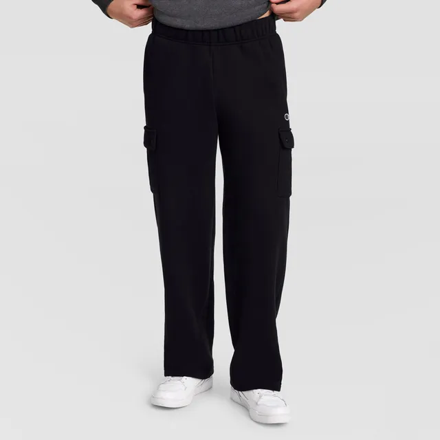 Champion Fleece Cargo Pantalon jogging noir logo C