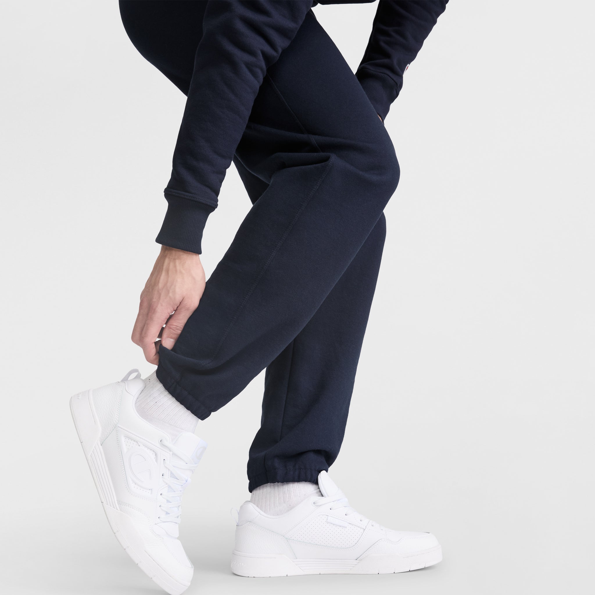 Champion Powerblend Cinched Bottom jogging bleu marine S molleton