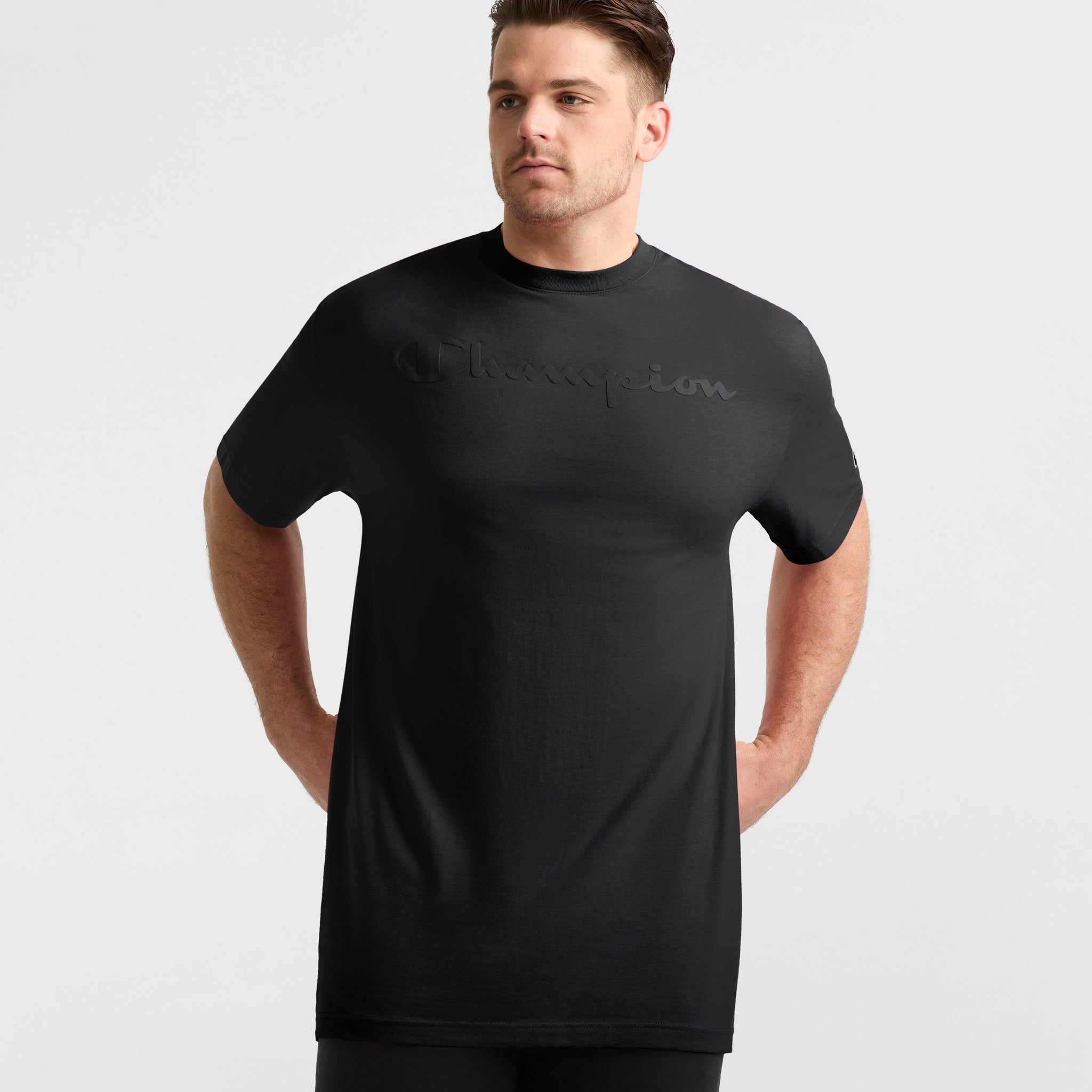 Champion Classic Graphic Big Tall t-shirt homme noir coton