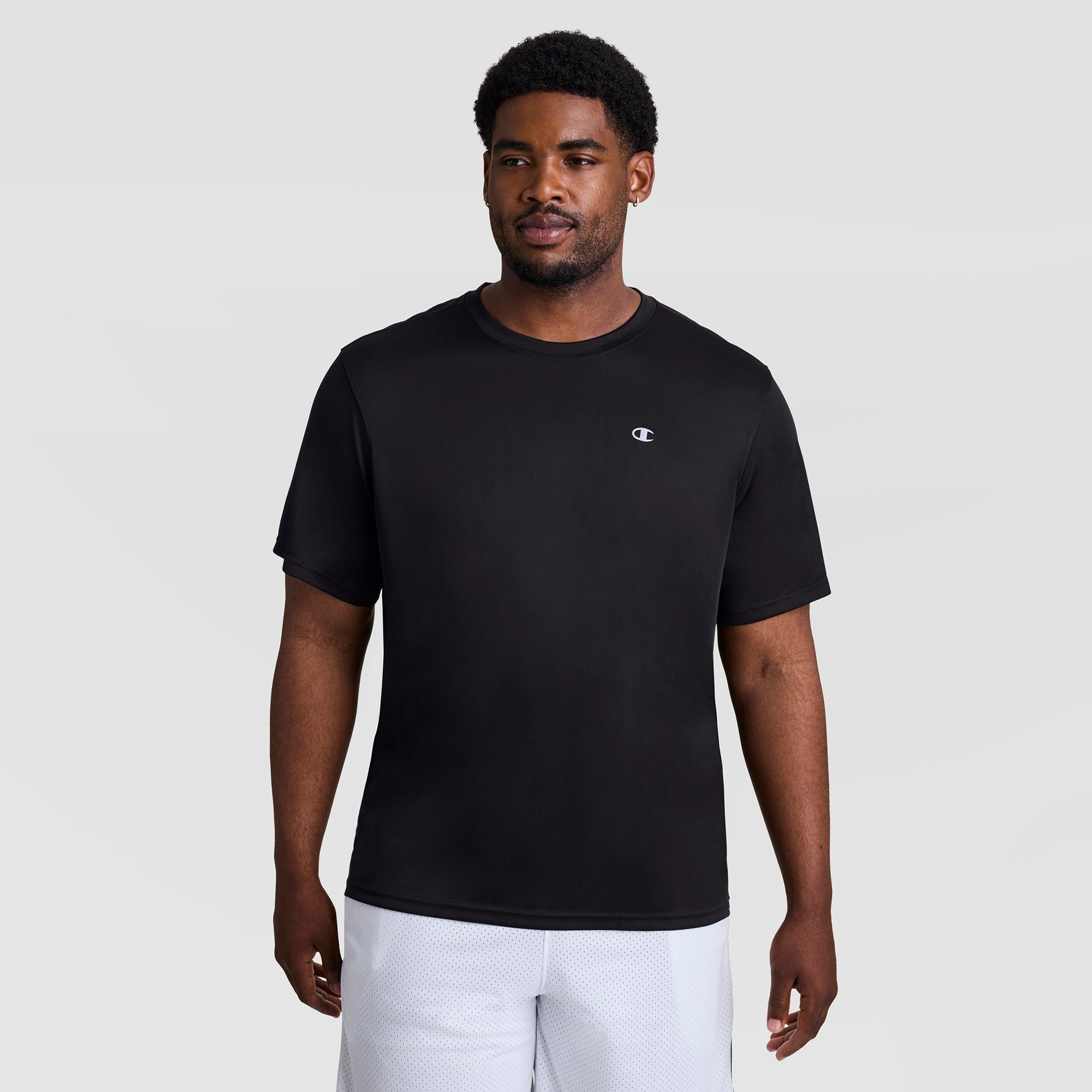 Champion Sport Reflective C Logo t-shirt noir Big & Tall