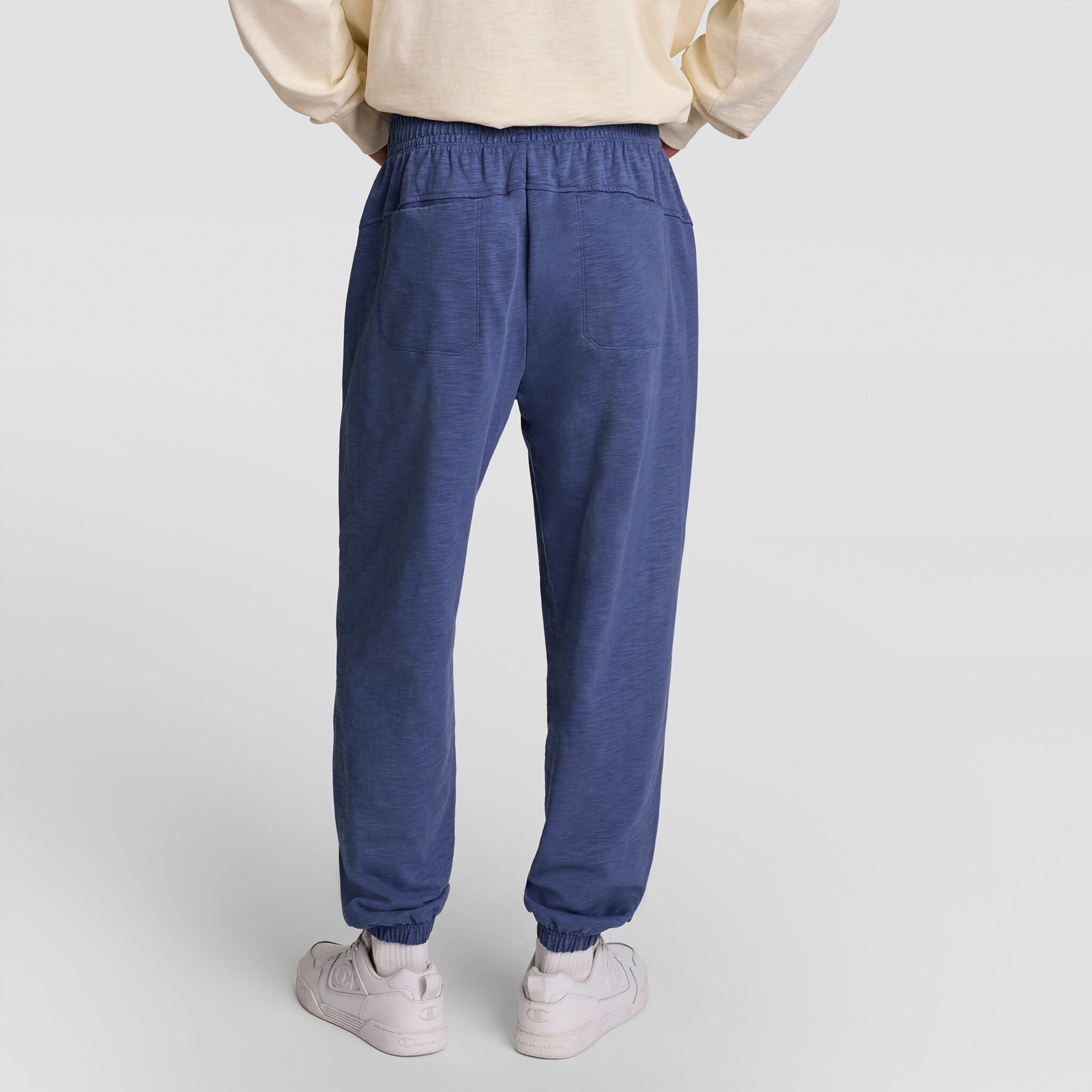 Champion Modern Retro pantalon bleu coton large homme