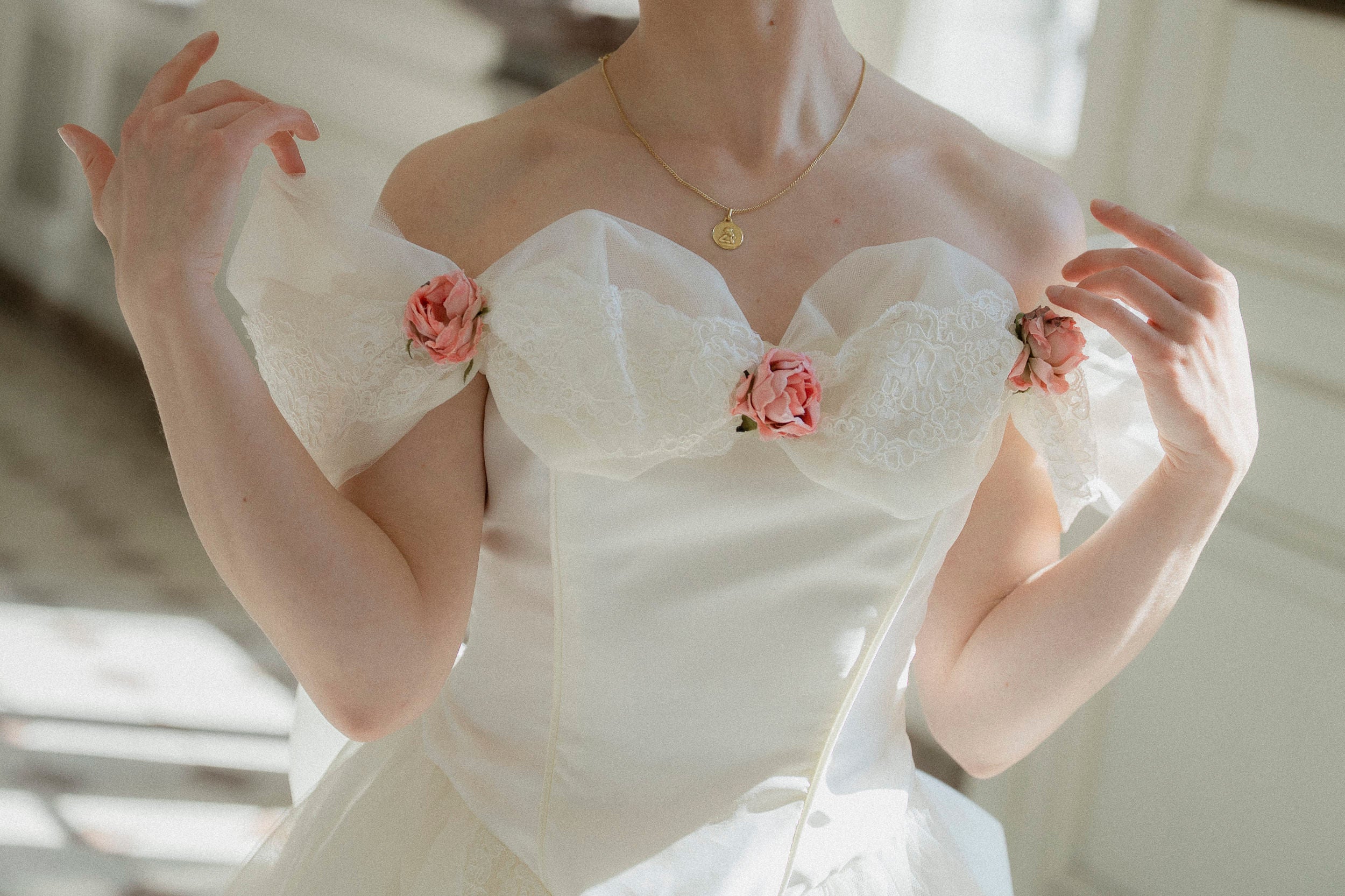 Solène Gisèle La mariée robe Éliane ivoire tulle 36/38