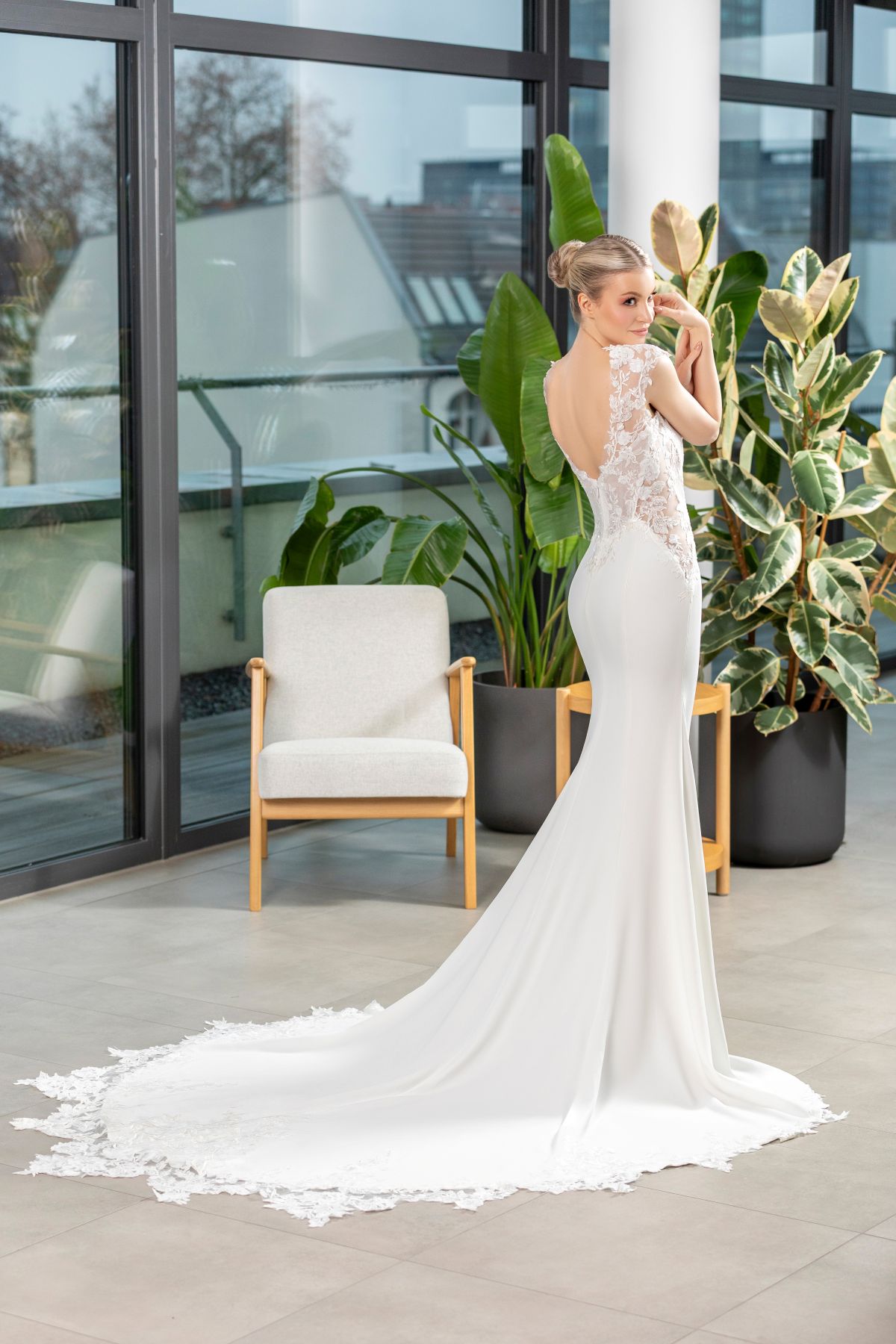 Le Jour de Notre Oui Falbala robe de mariée volants ivoire