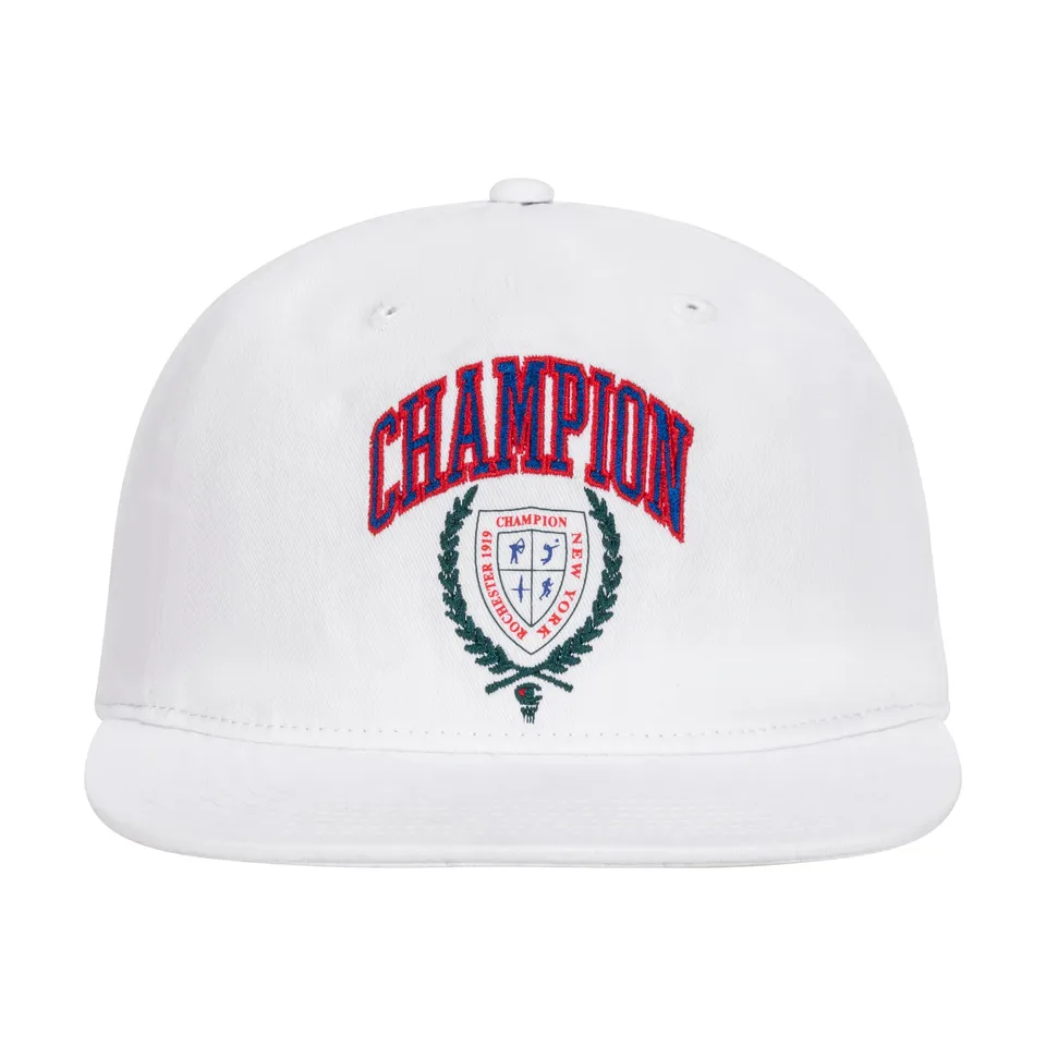 Champion Laurel Shield Flat Brim casquette blanche taille unique
