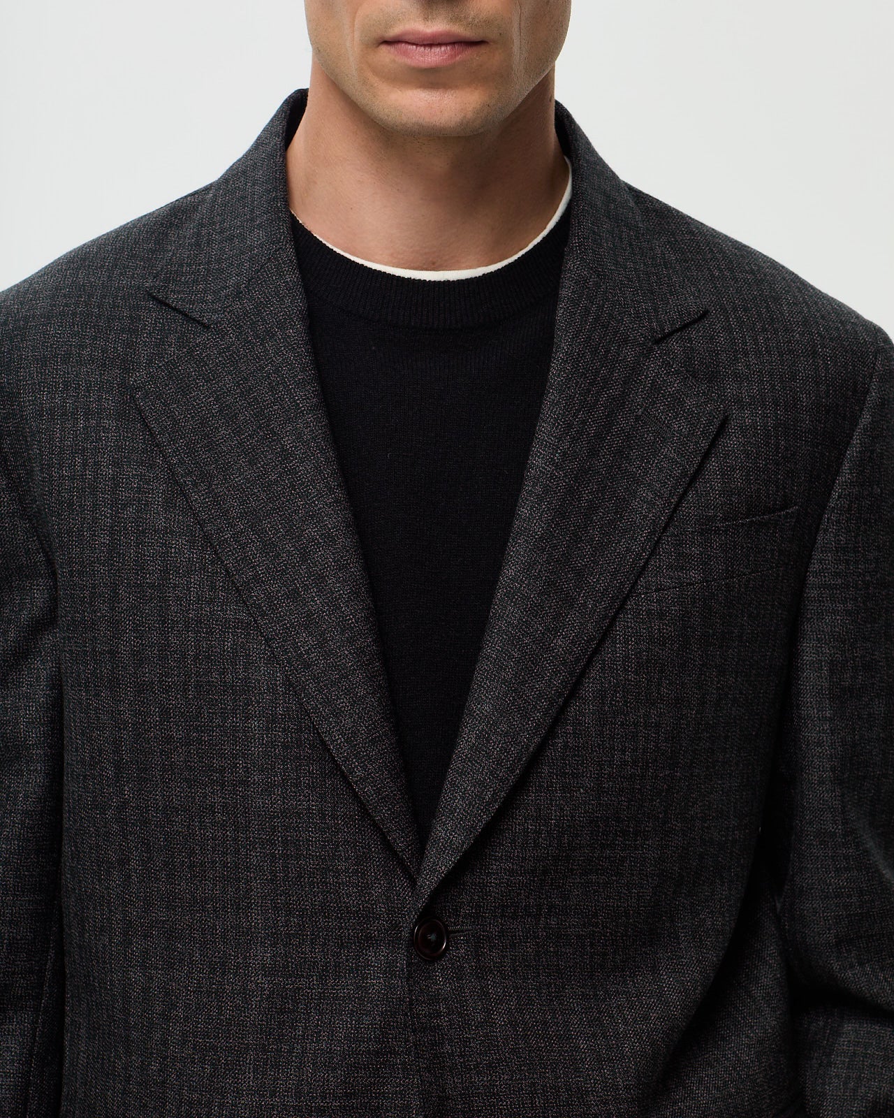 LAFAURIE SARTRE Gris Anthracite veste costume laine Prince de Galles