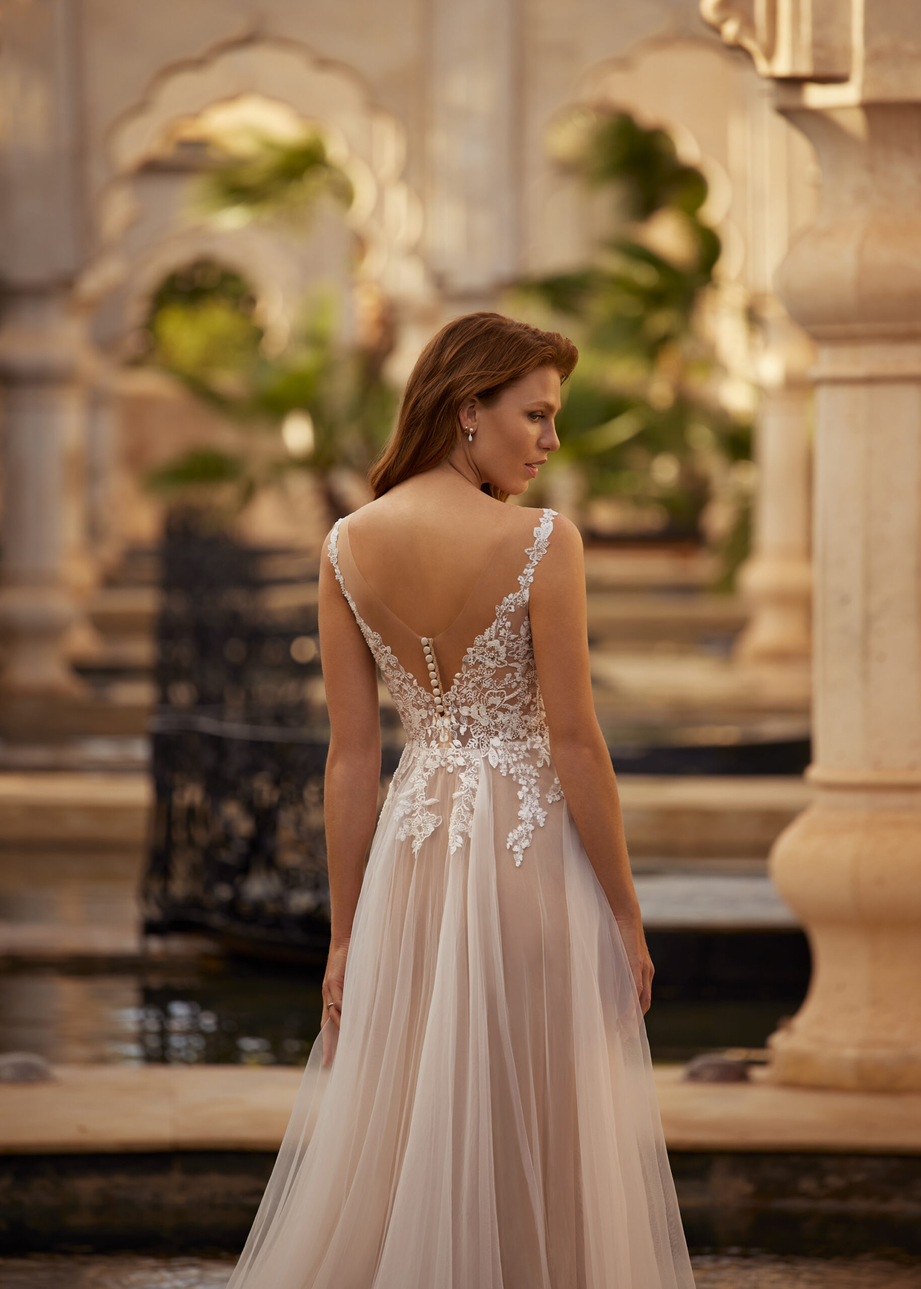 Hervé Paris Cherish Connie robe de mariée droite satin
