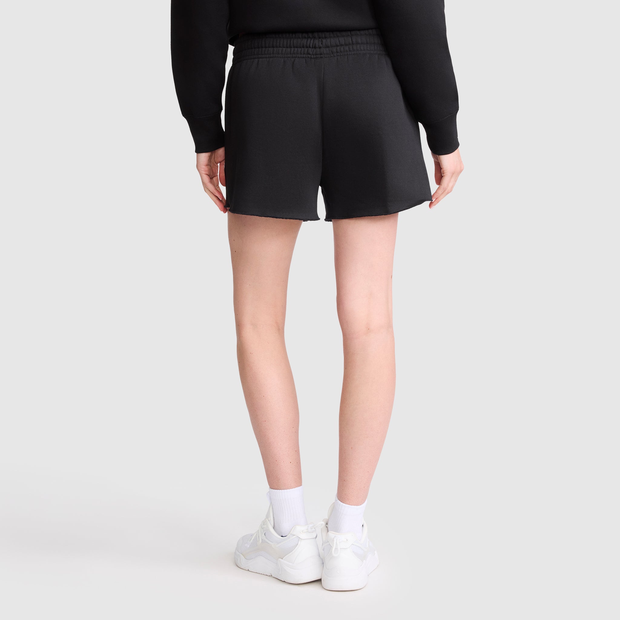 Champion Powerblend short femme noir 3 pouces molleton