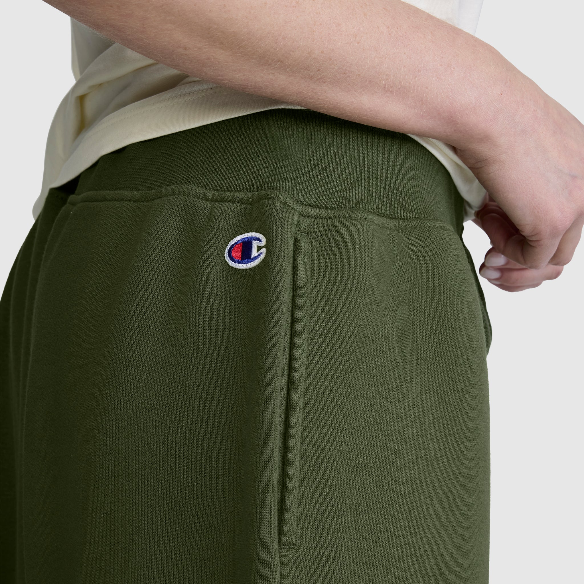 Champion Wide Leg Fleece pantalon jogging vert ciboulette molleton