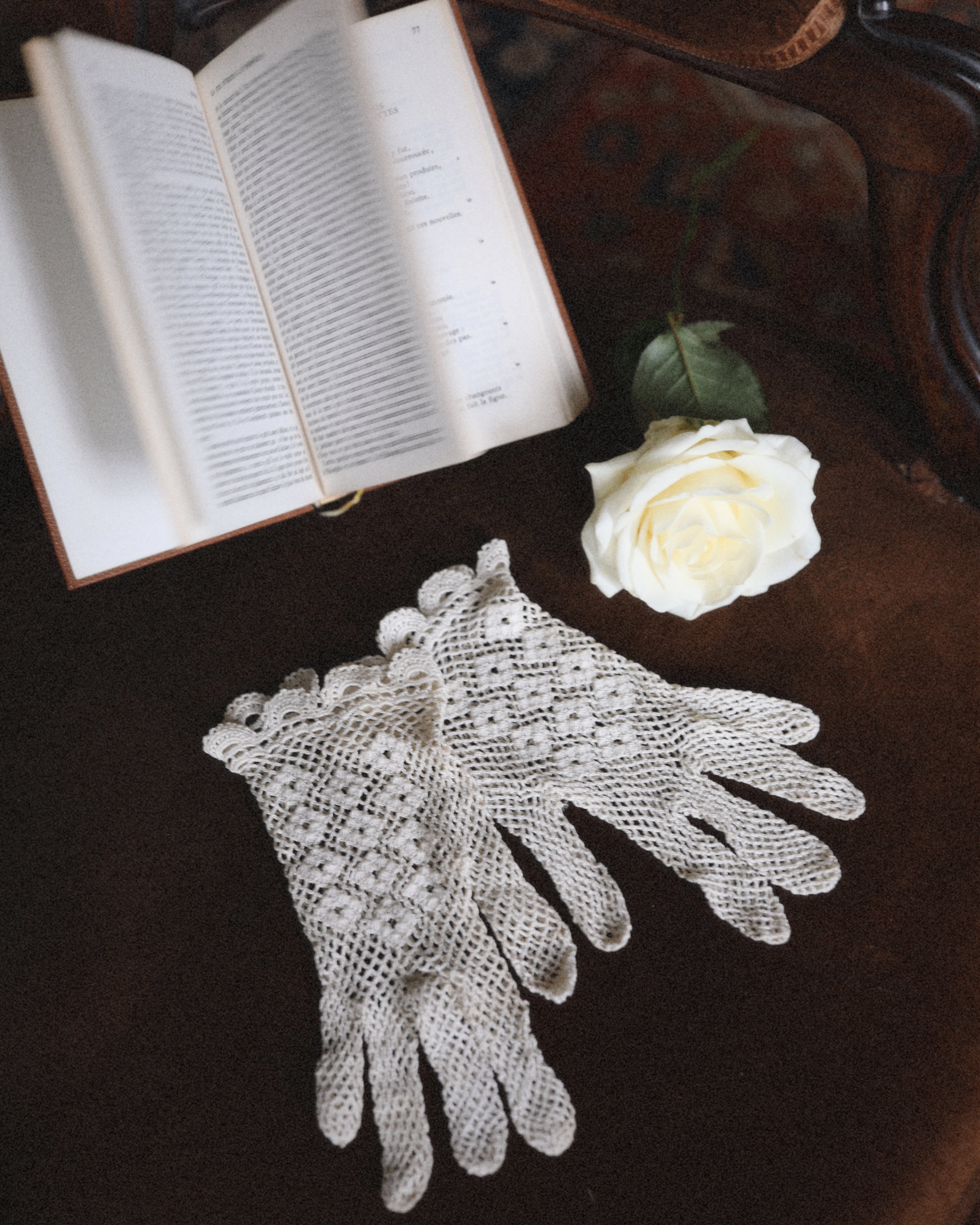 Solène Gisèle Les gants Gants Crochet gants maille fine 50s