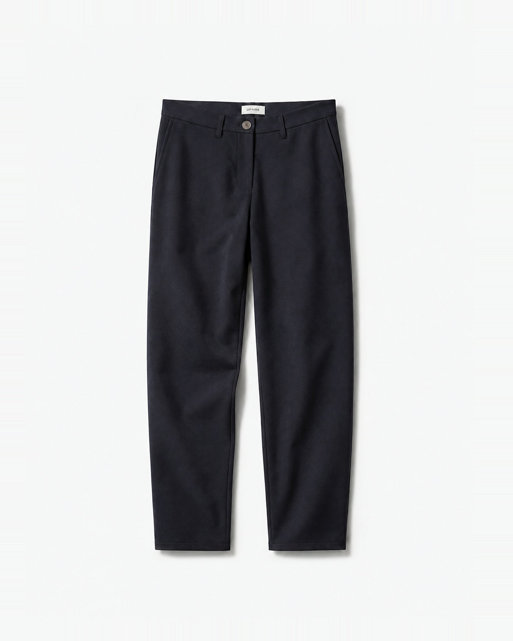 LAFAURIE MARCEL Flanelle pantalon navy laine vierge