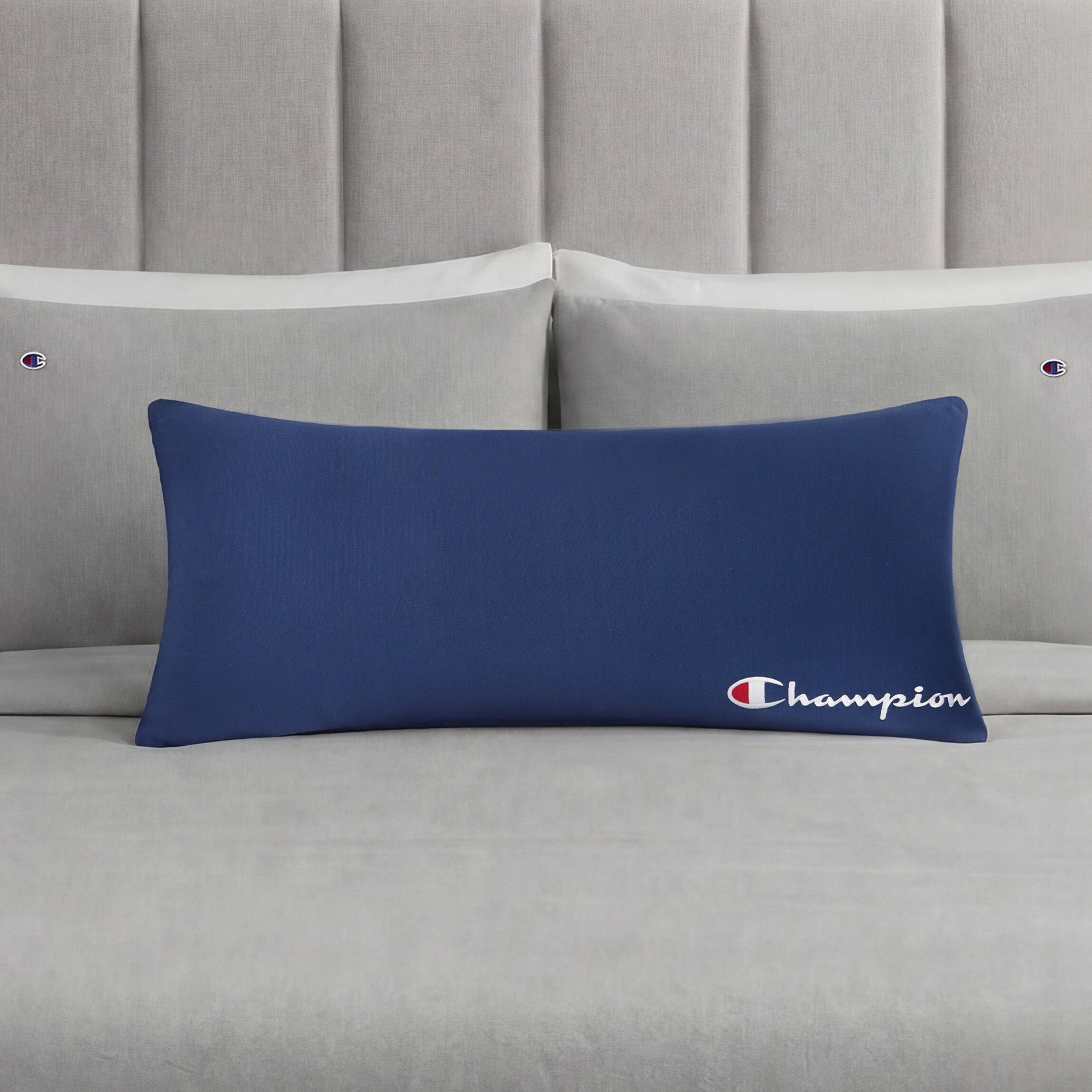 Champion Room Decor Jersey Body Pillow traversin bleu marine 16x36