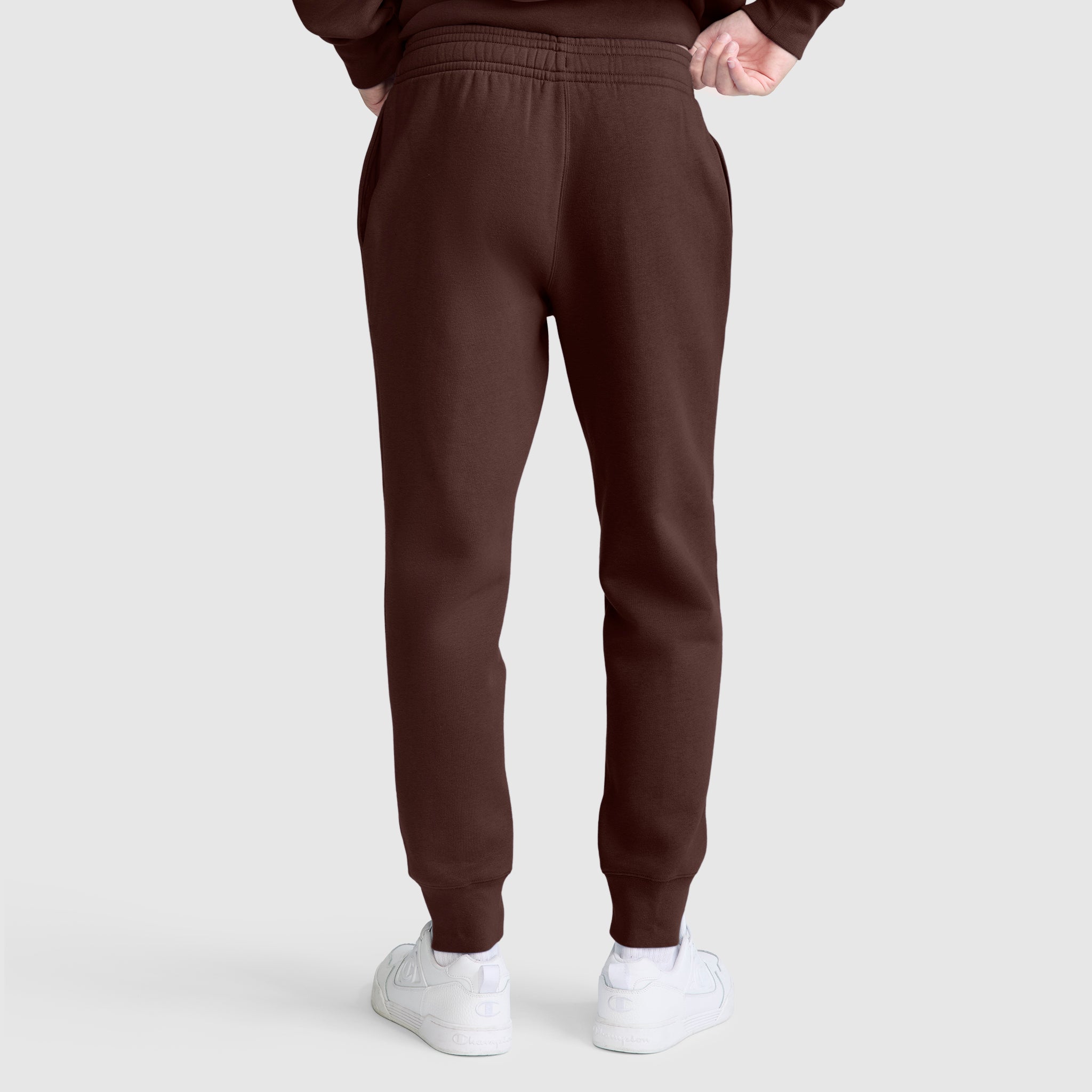 Champion Powerblend Joggers C Logo jogging marron coton