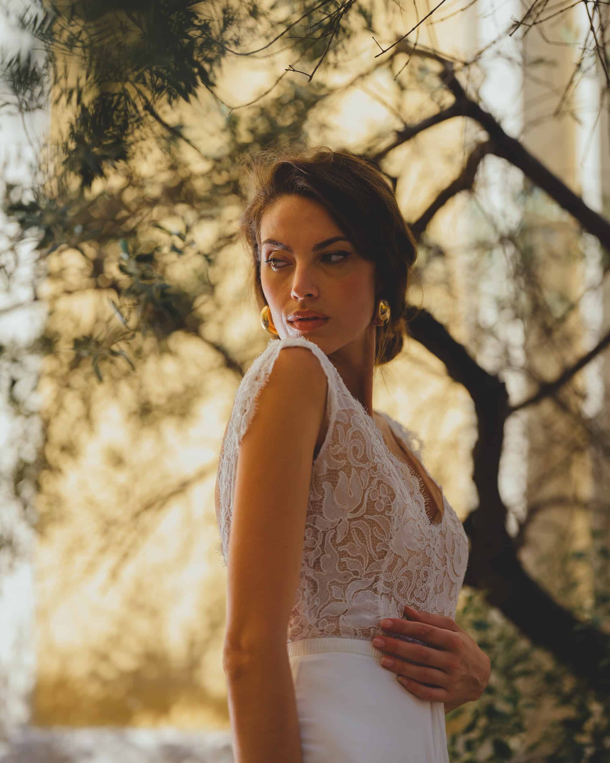 Maison Floret Sur-mesure Marcello robe dentelle Calais