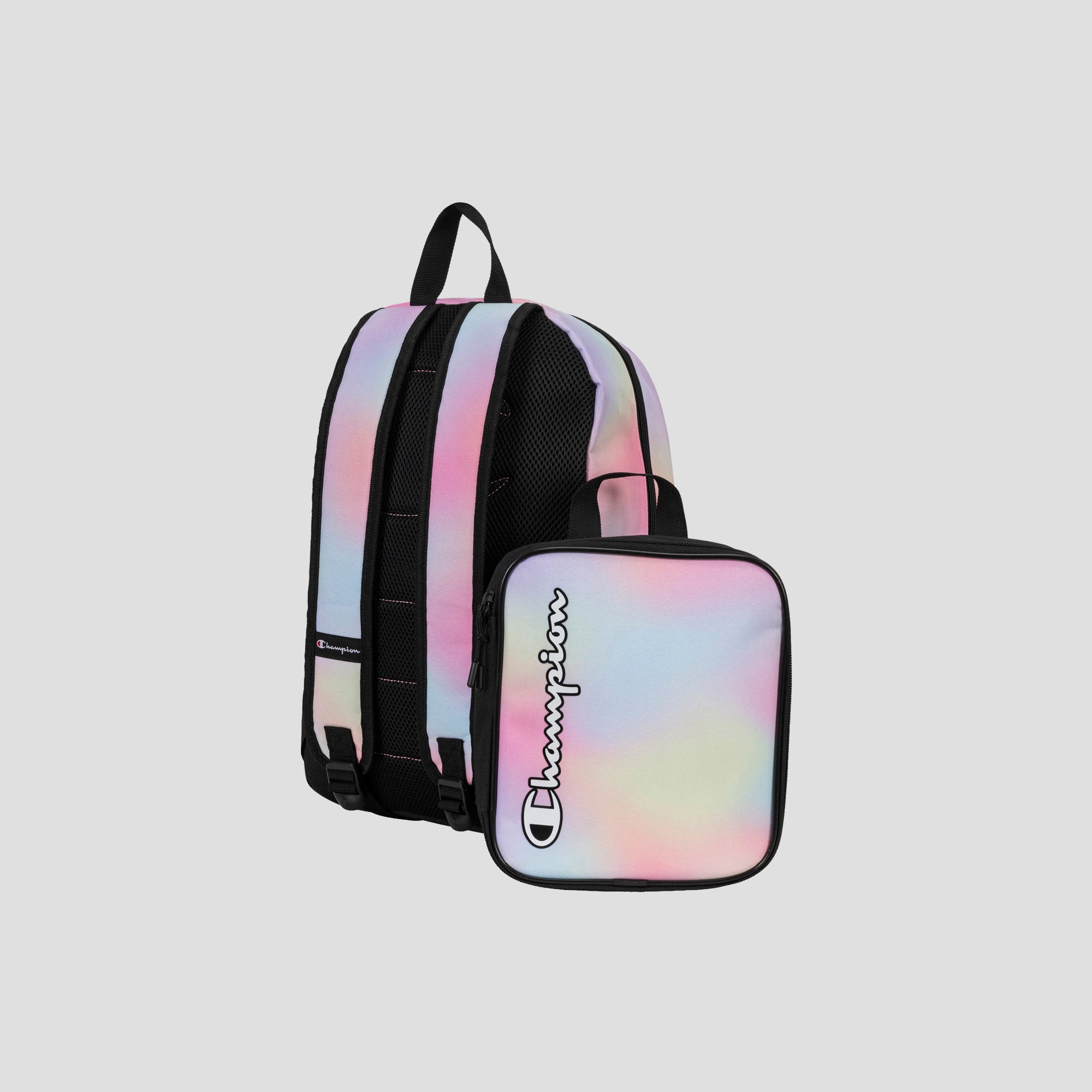 Champion Mode Lunch Kit sac à dos enfant Pink Black + lunch box