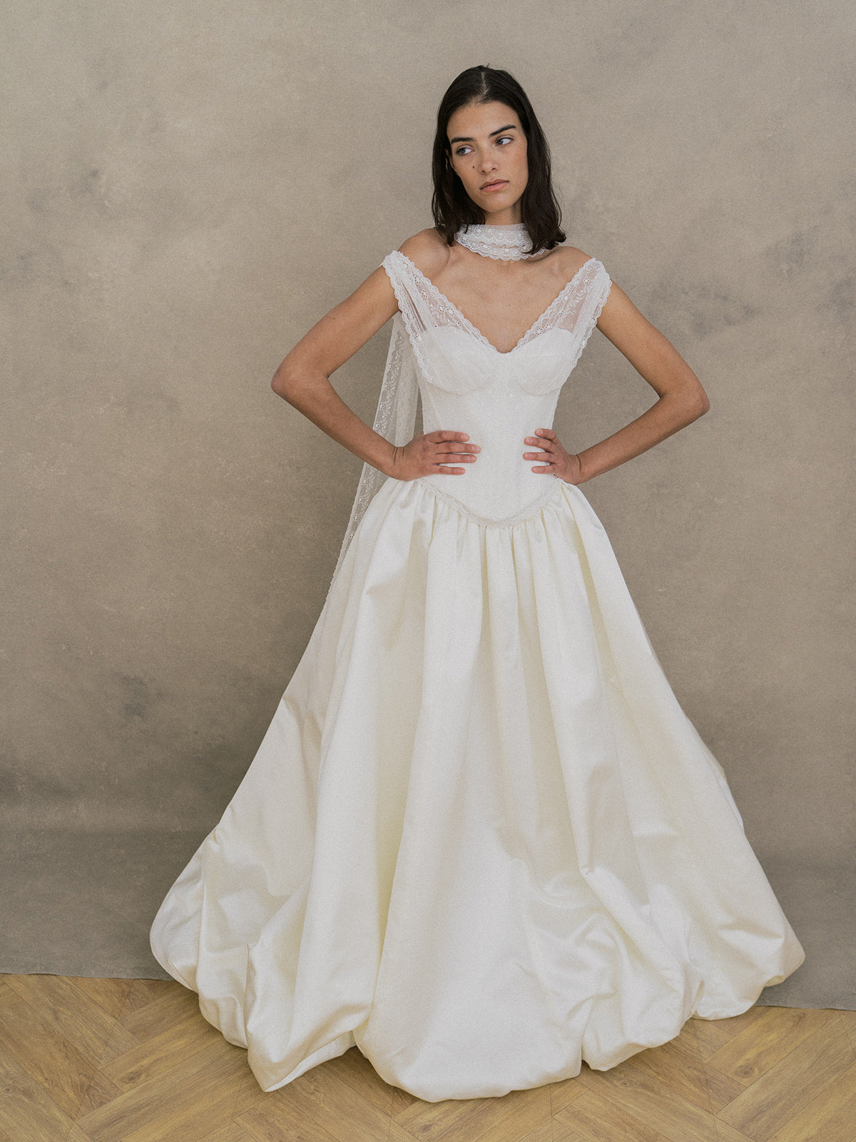 Rime Arodaky Bridal Caprice ensemble bustier jupe corset