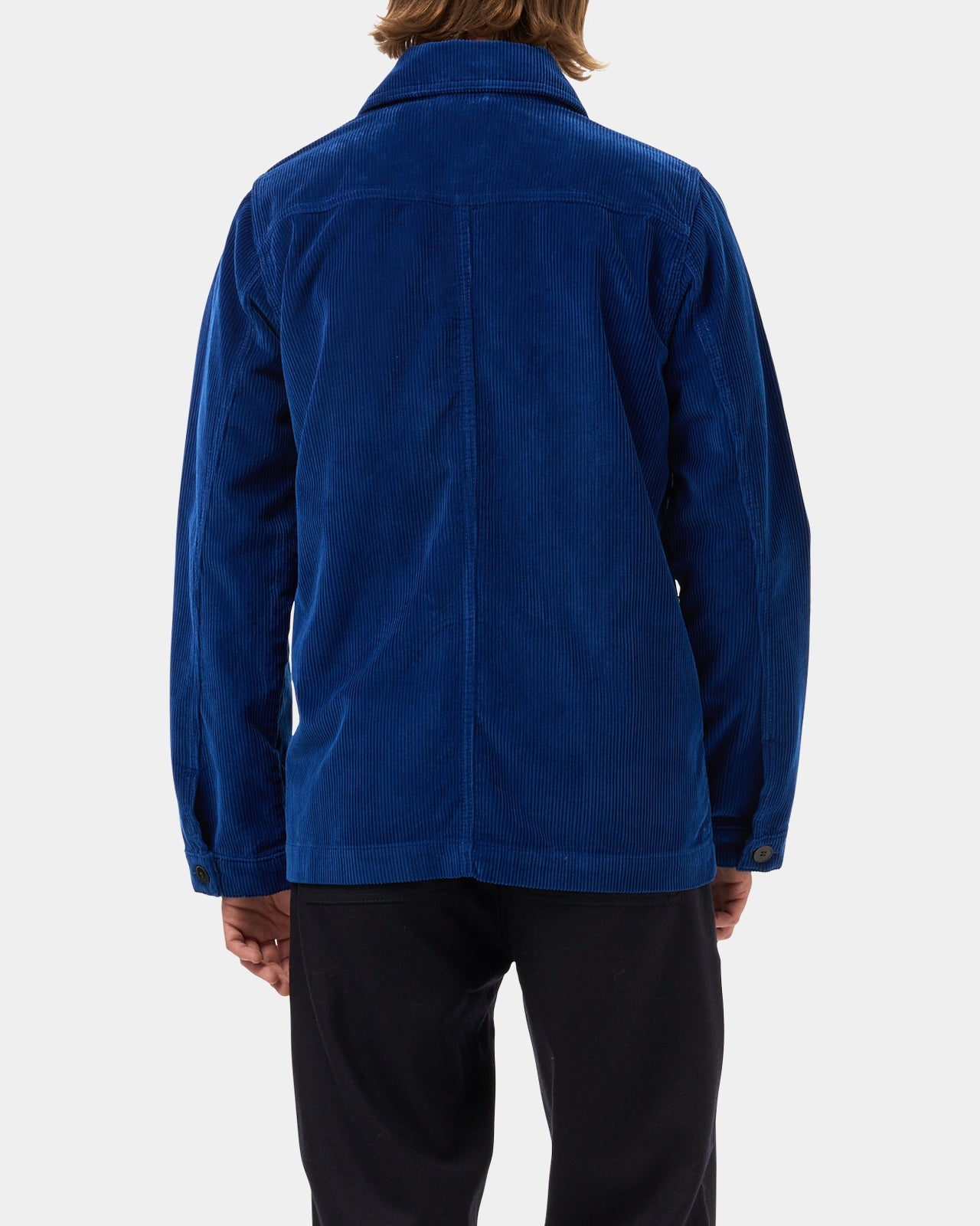 LAFAURIE ESTEVE Bleu Lazuli veste peintre velours coton